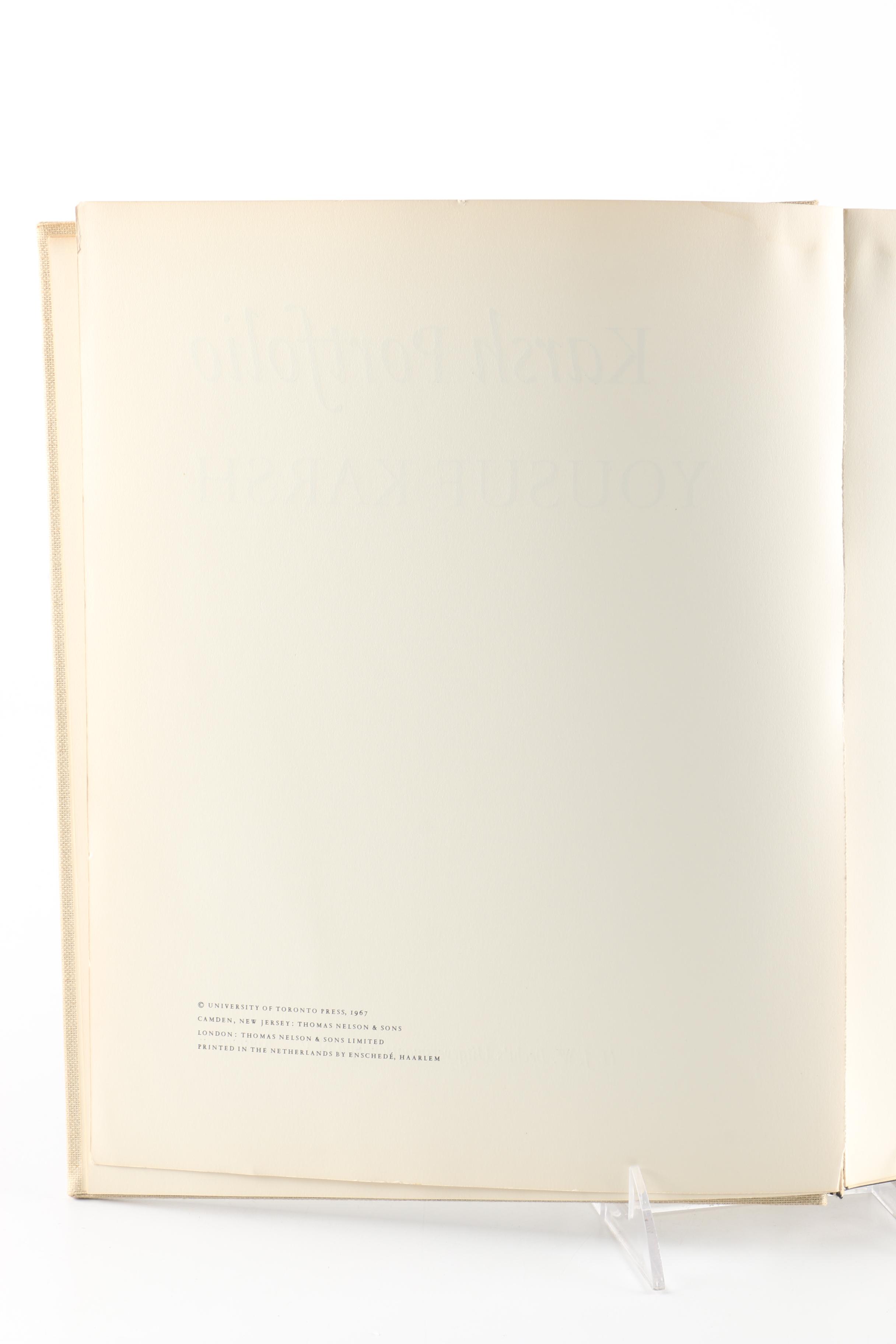 1967 English Edition of "Karsh Portfolio" by Yousuf Karsh