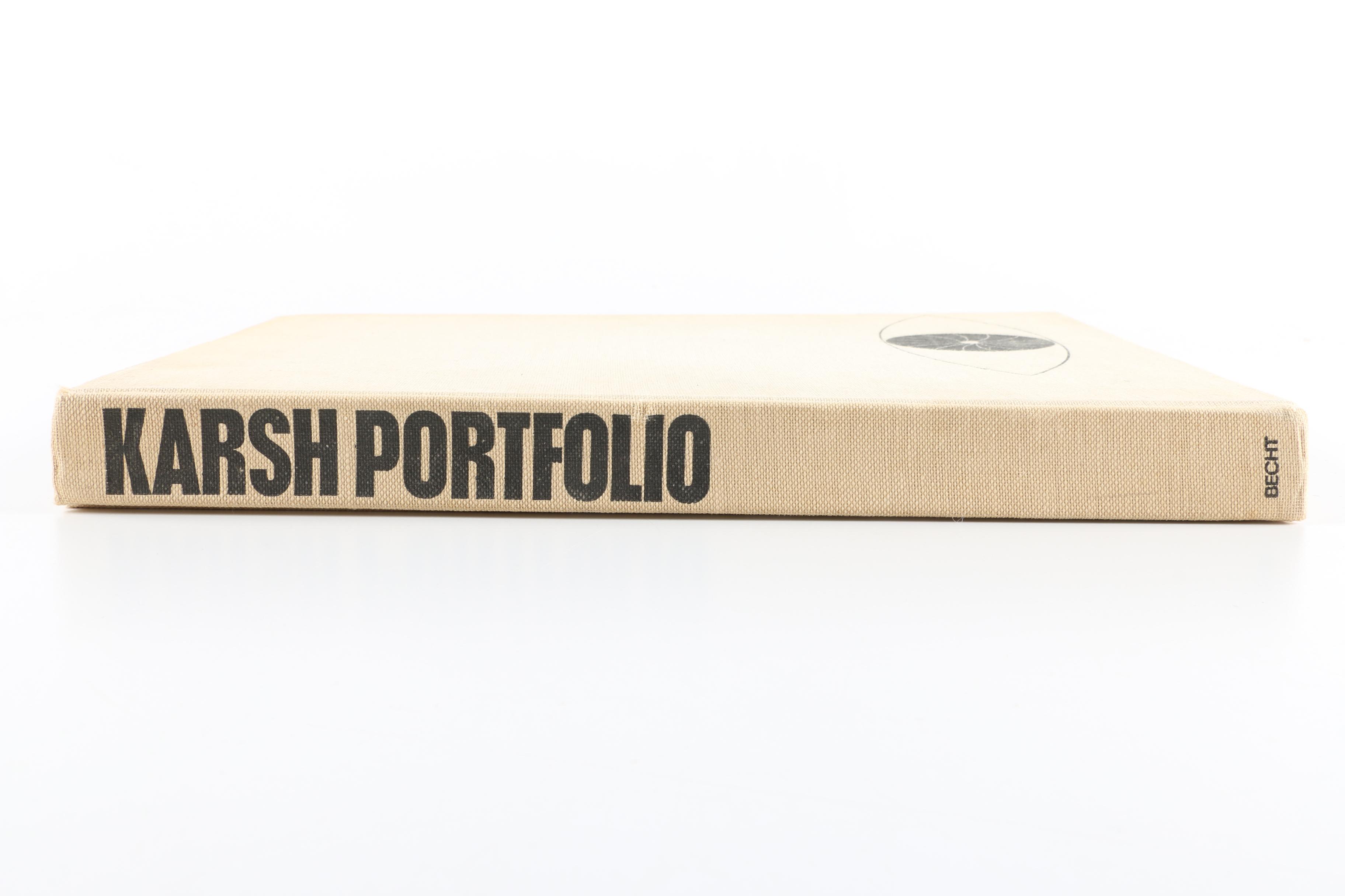 1967 English Edition of "Karsh Portfolio" by Yousuf Karsh