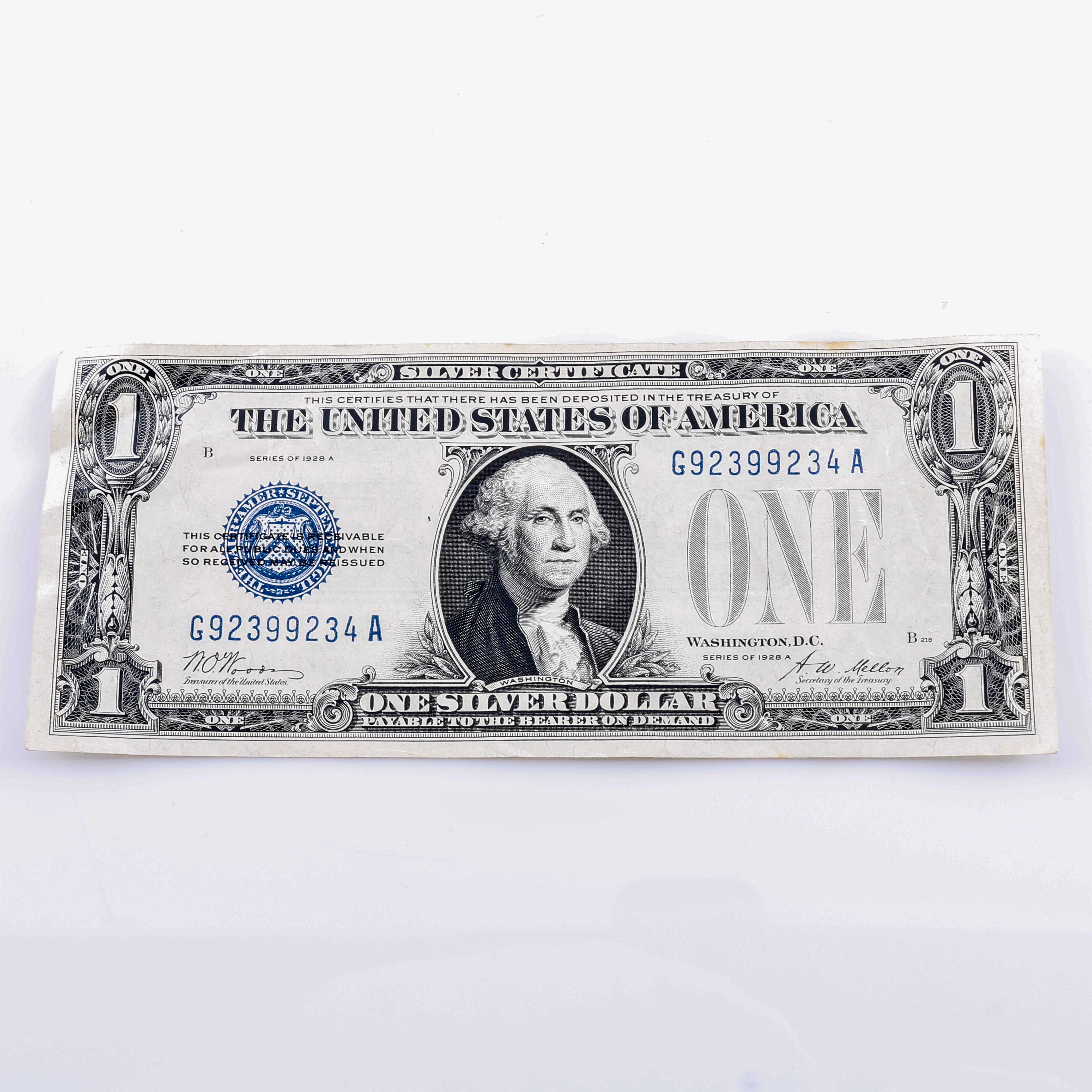 Series 1928 A One-Dollar Silver Certificate
