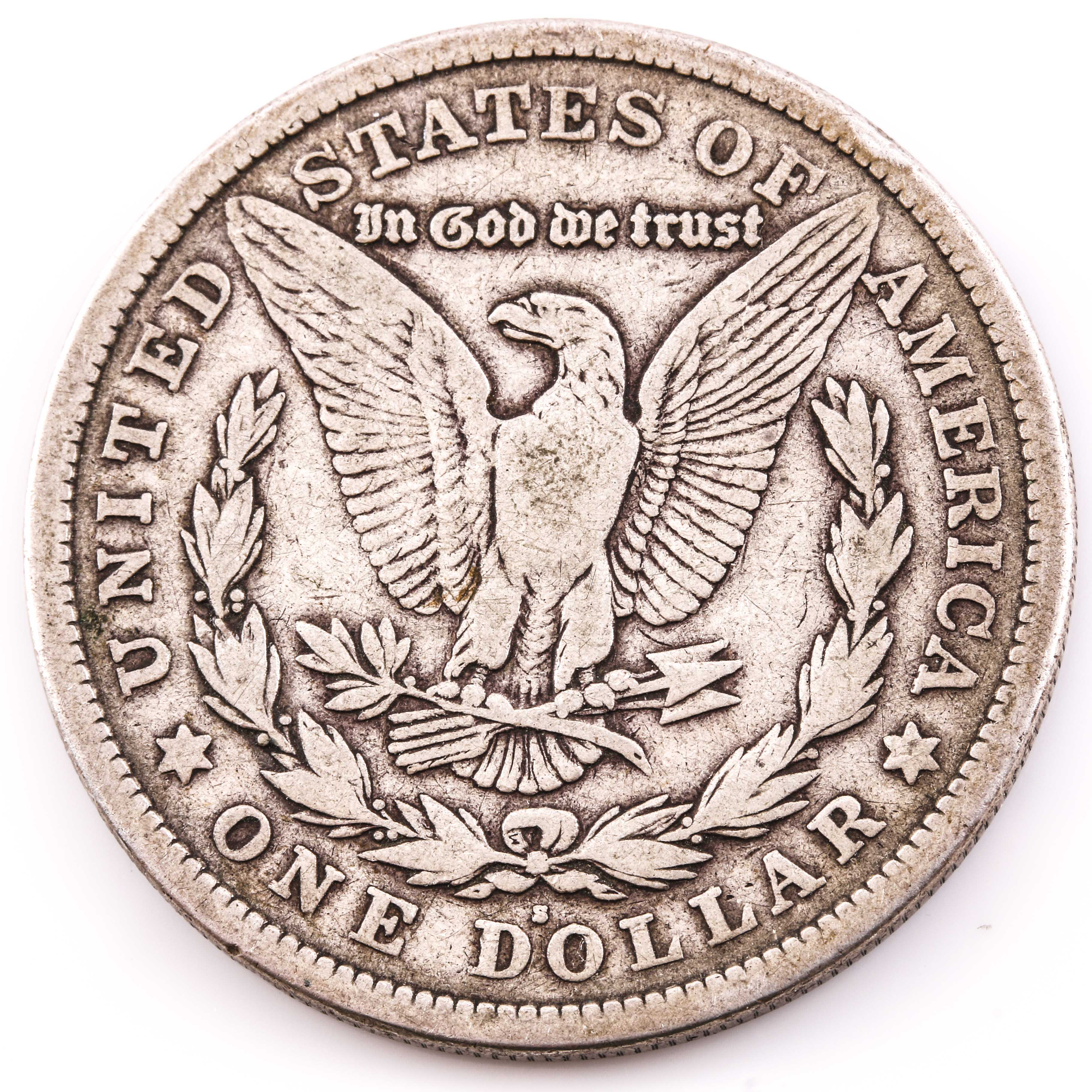 Two Morgan Silver Dollars