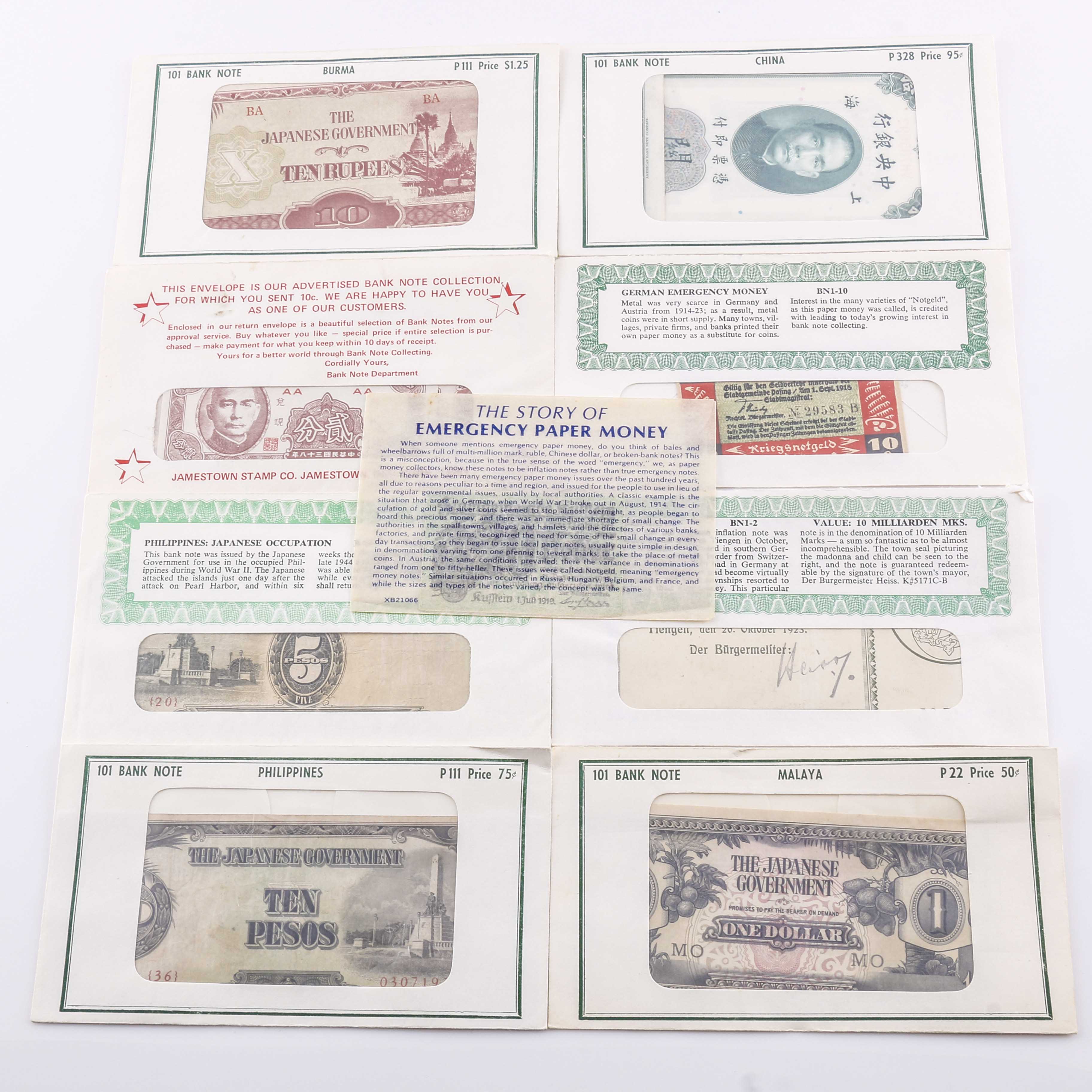 Thirteen Pieces of Scripp or Emergency Currency