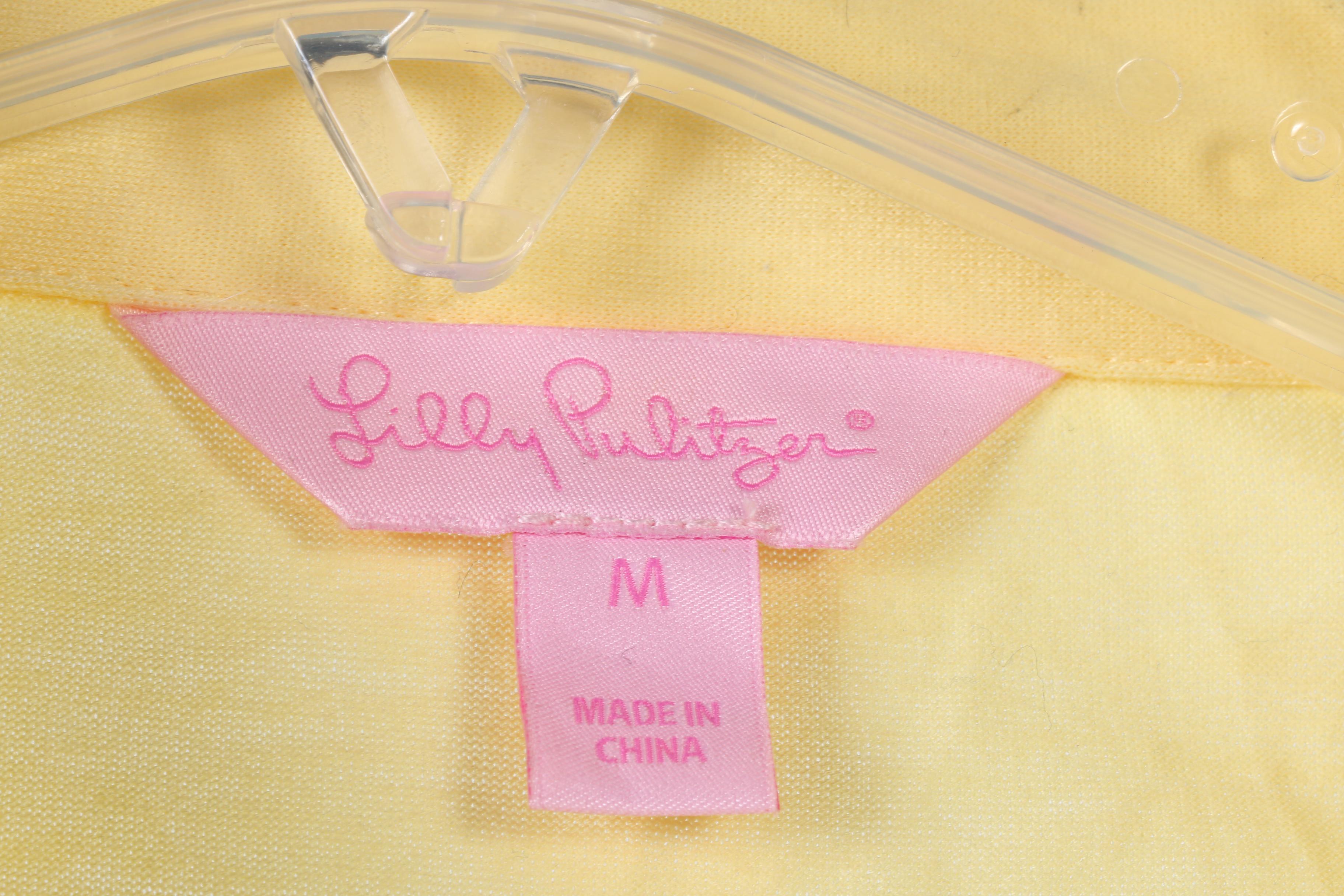 Two Women's Lilly Pulitzer Blouses