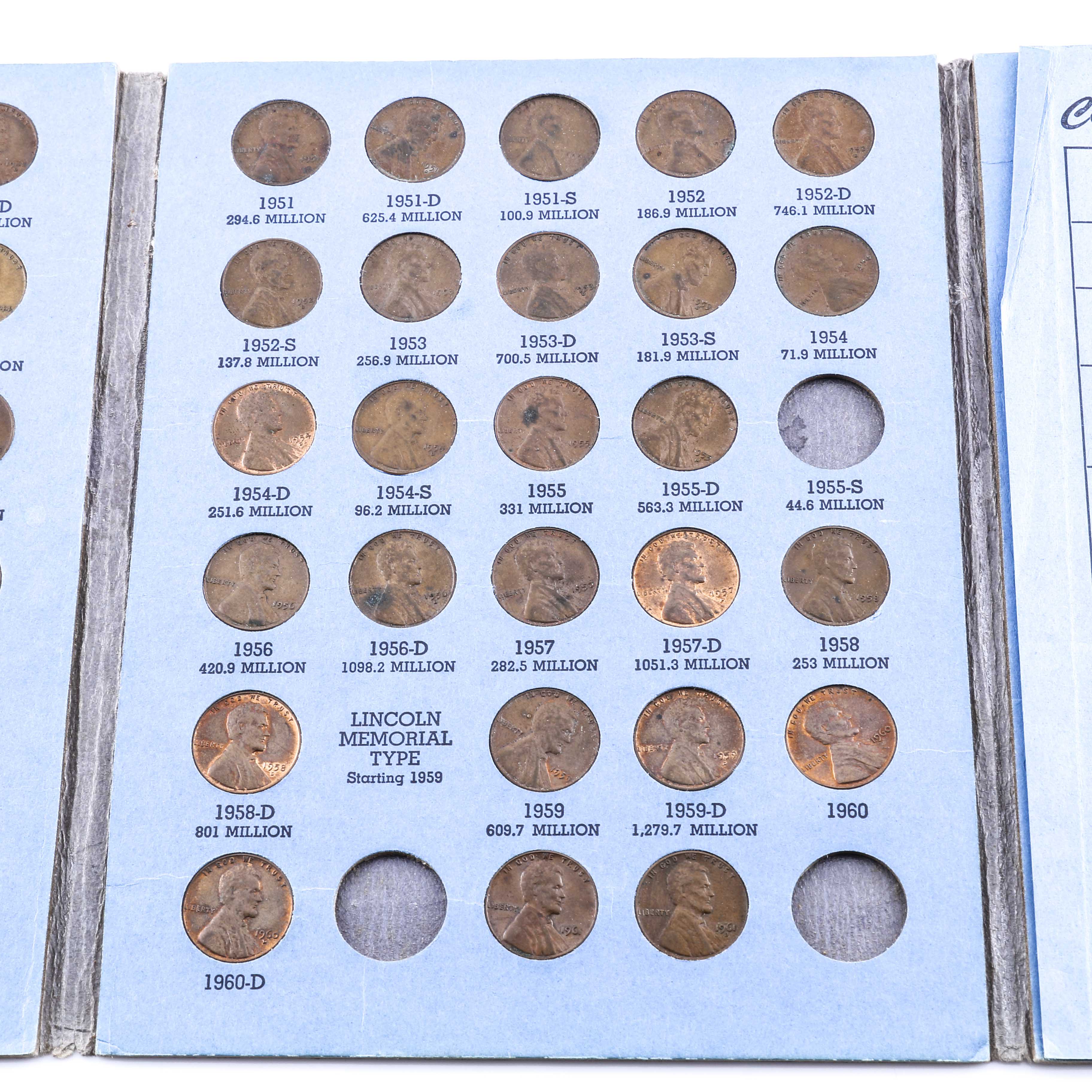 Whitman Binder of Lincoln Pennies