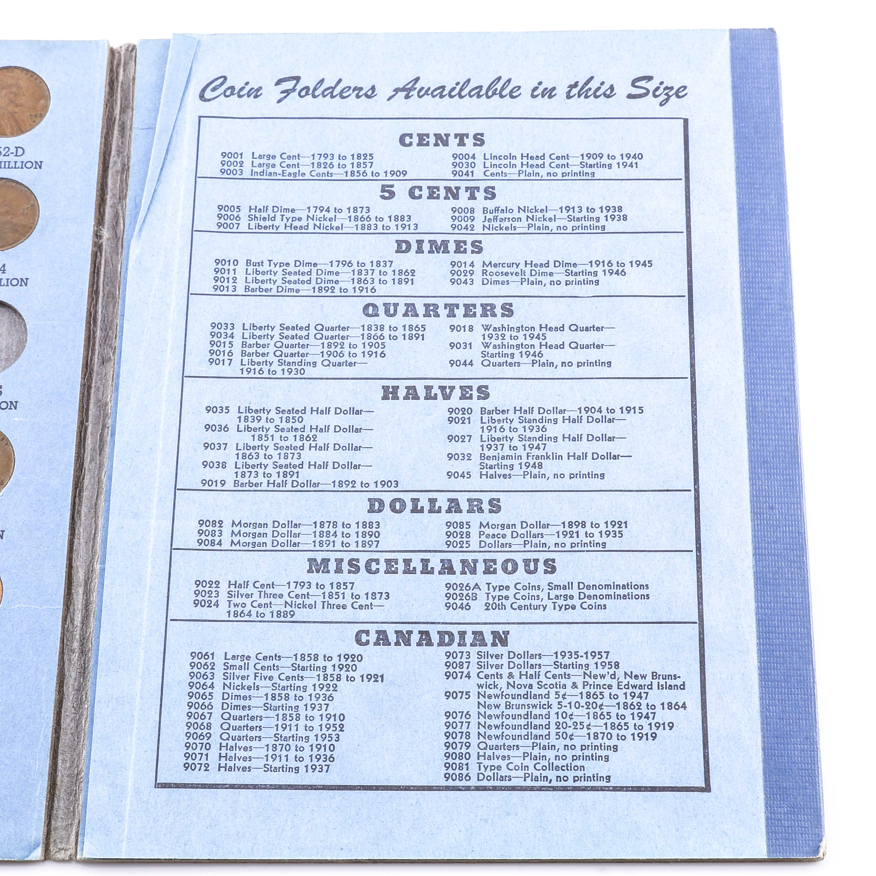 Whitman Binder of Lincoln Pennies