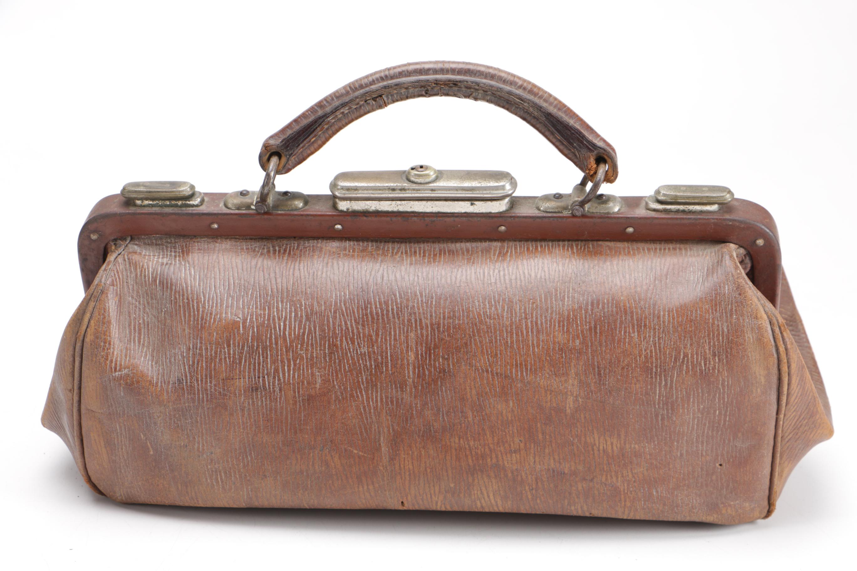Brown Leather Medical Bag