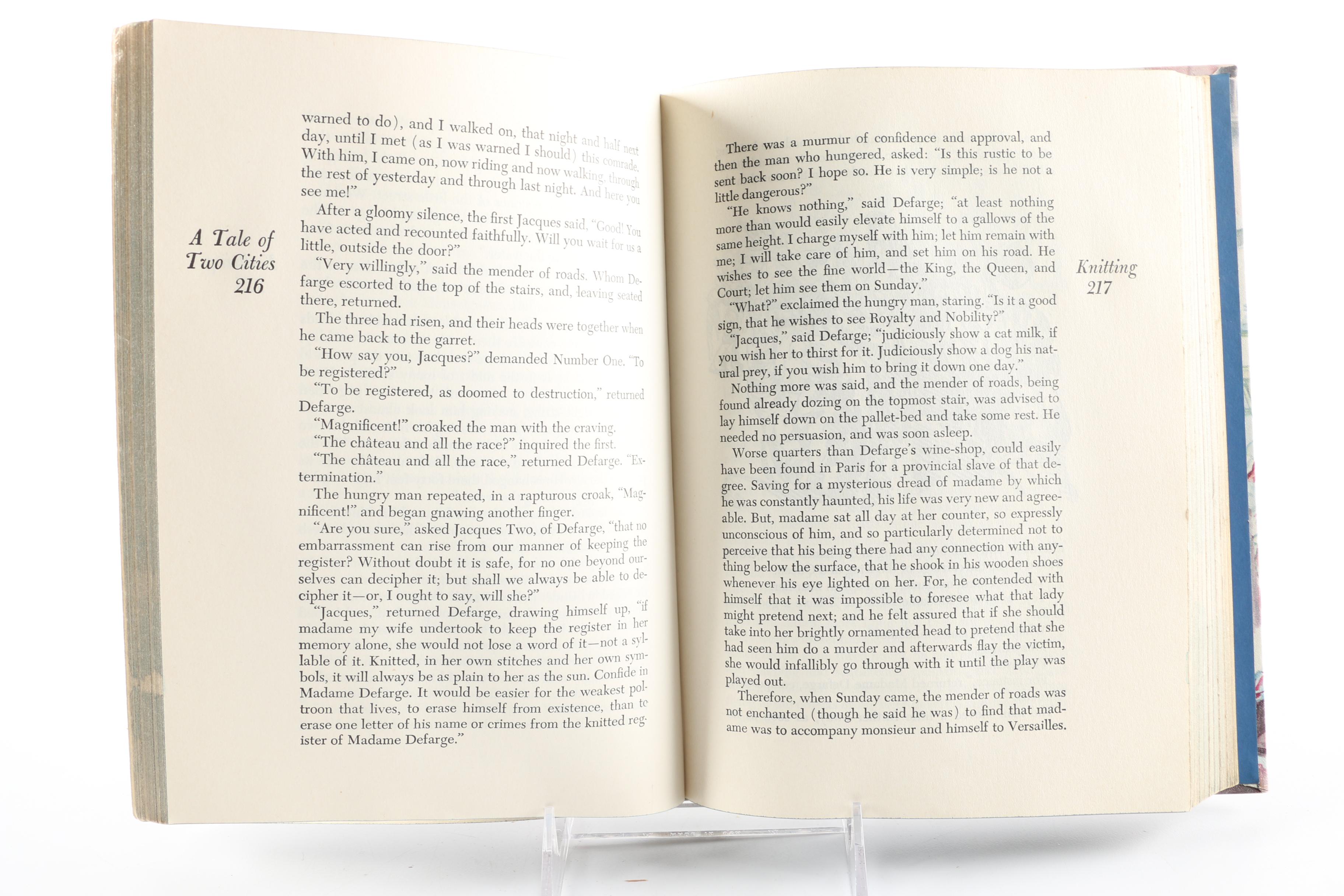 Illustrated Junior Library Edition "A Tale of Two Cities" by Charles Dickens