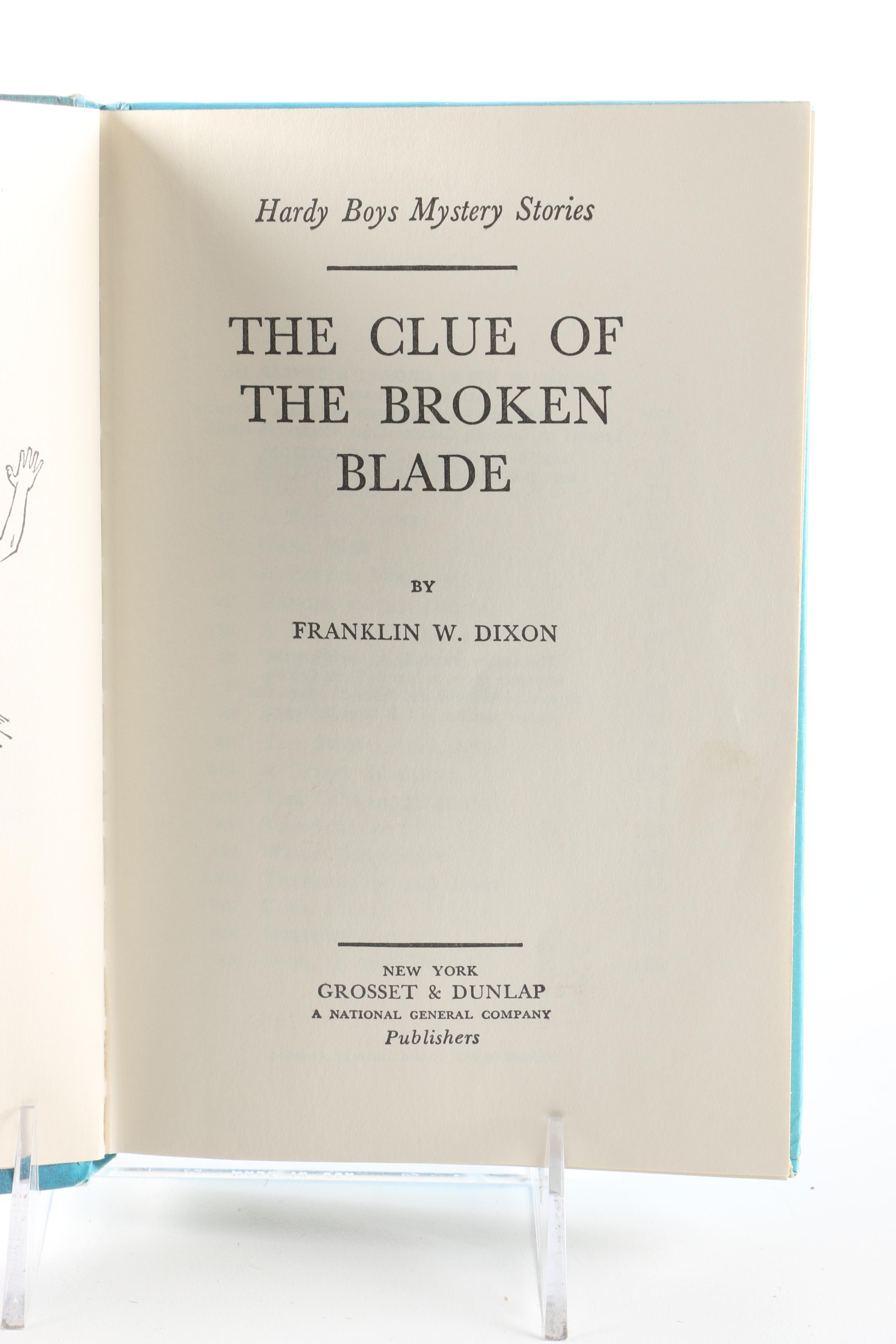 Hardy Boys Mystery Books