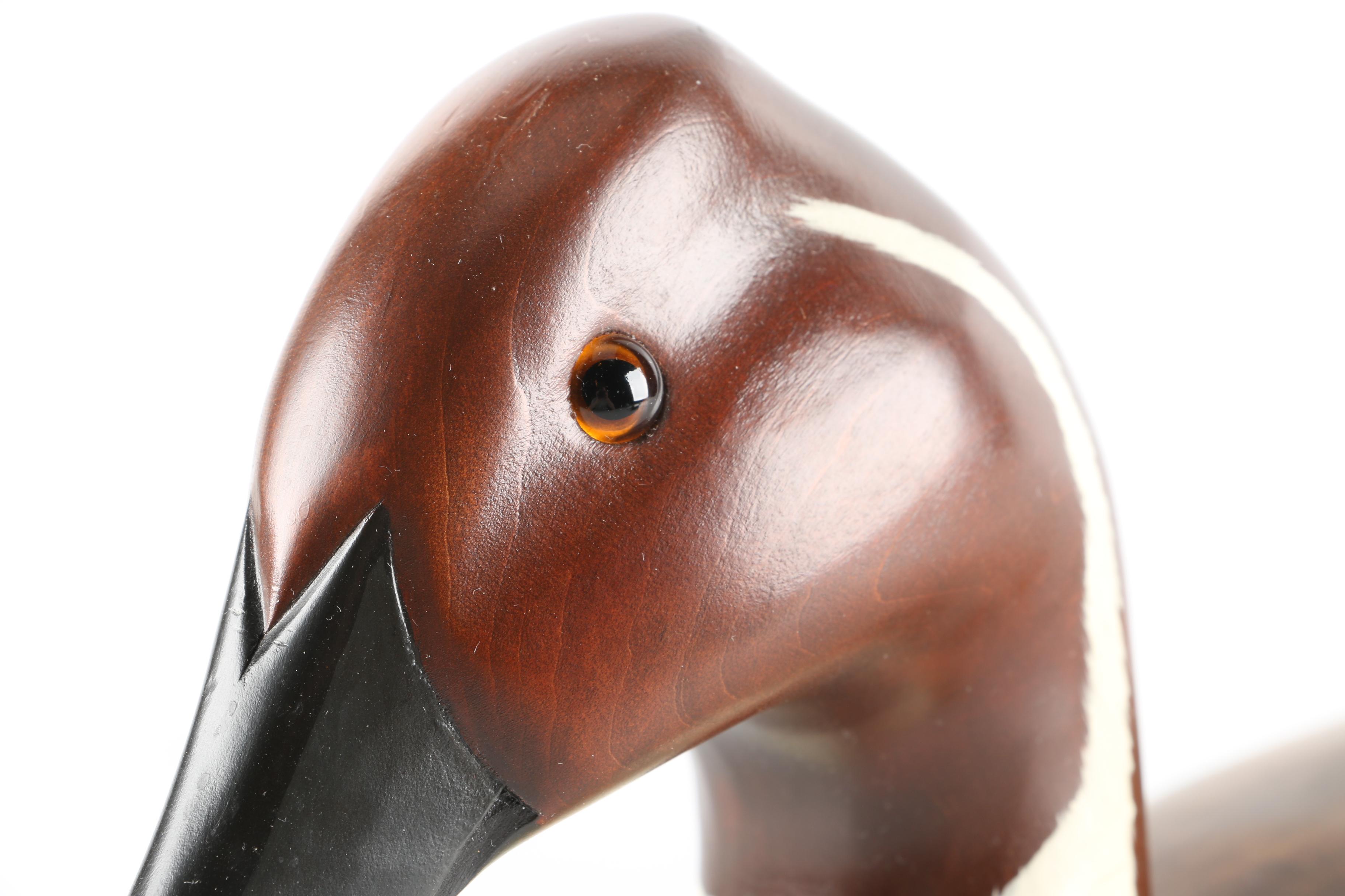 Hand Carved Wooden Duck