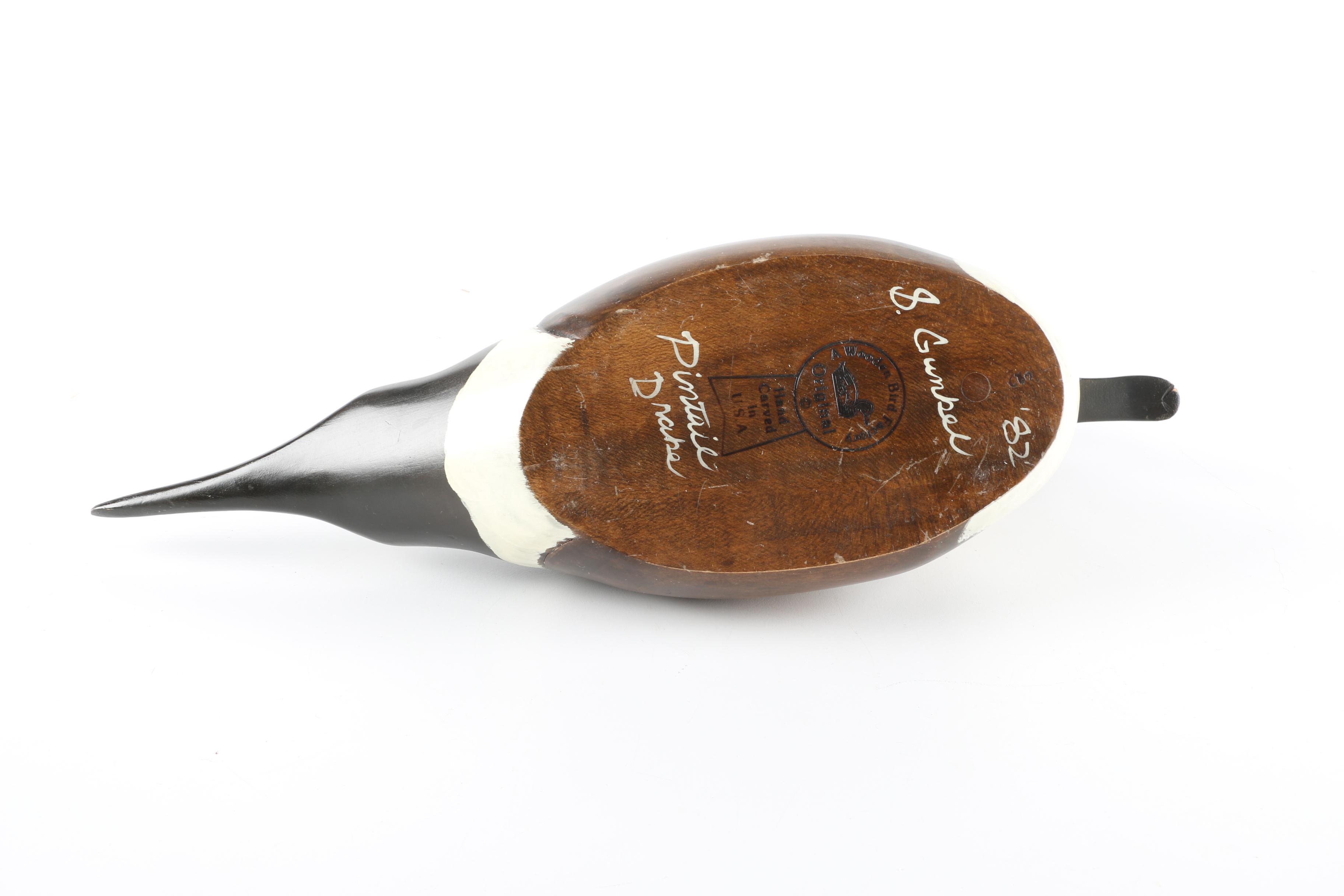 Hand Carved Wooden Duck