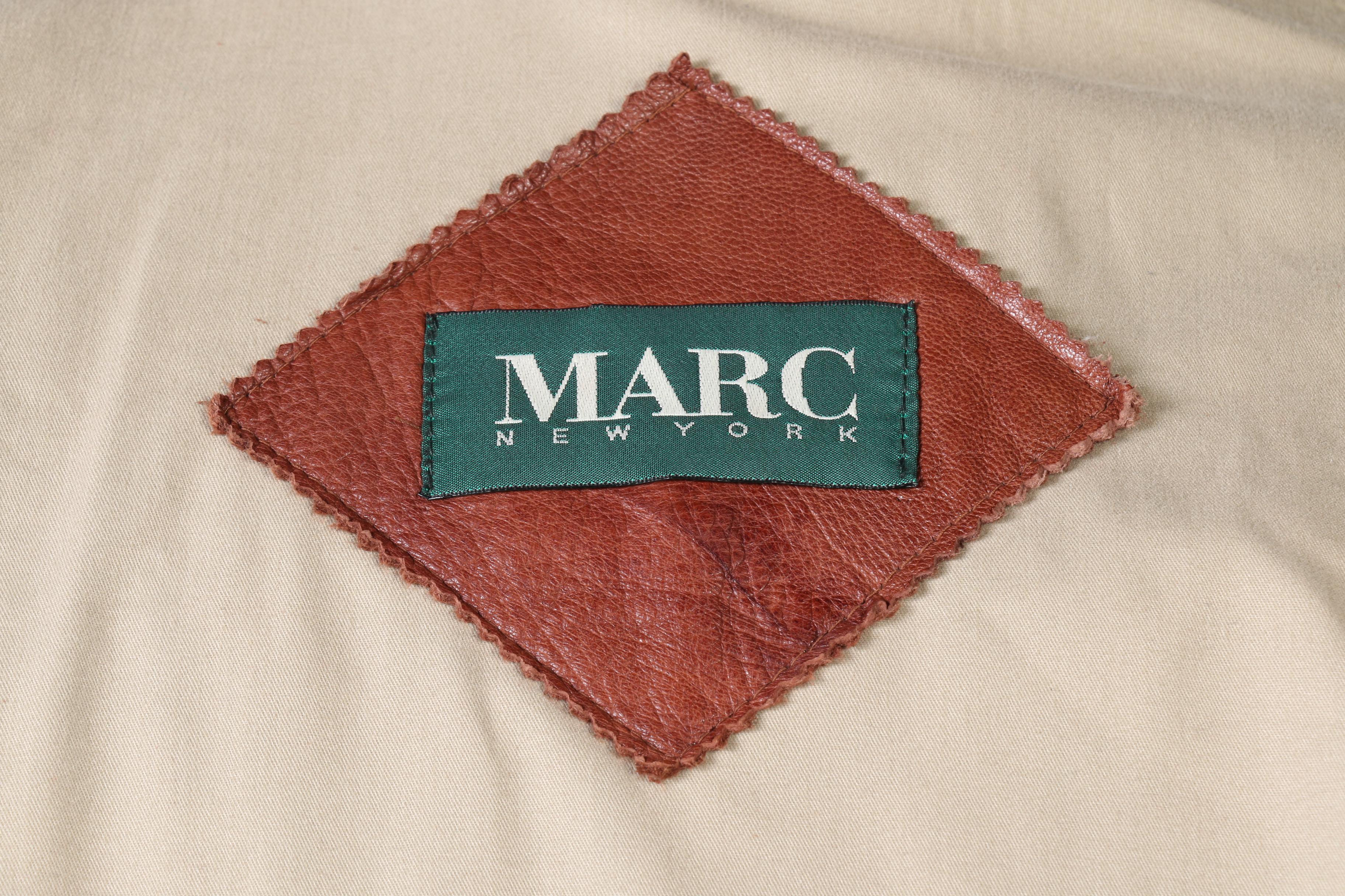 Leather Coat by Marc New York