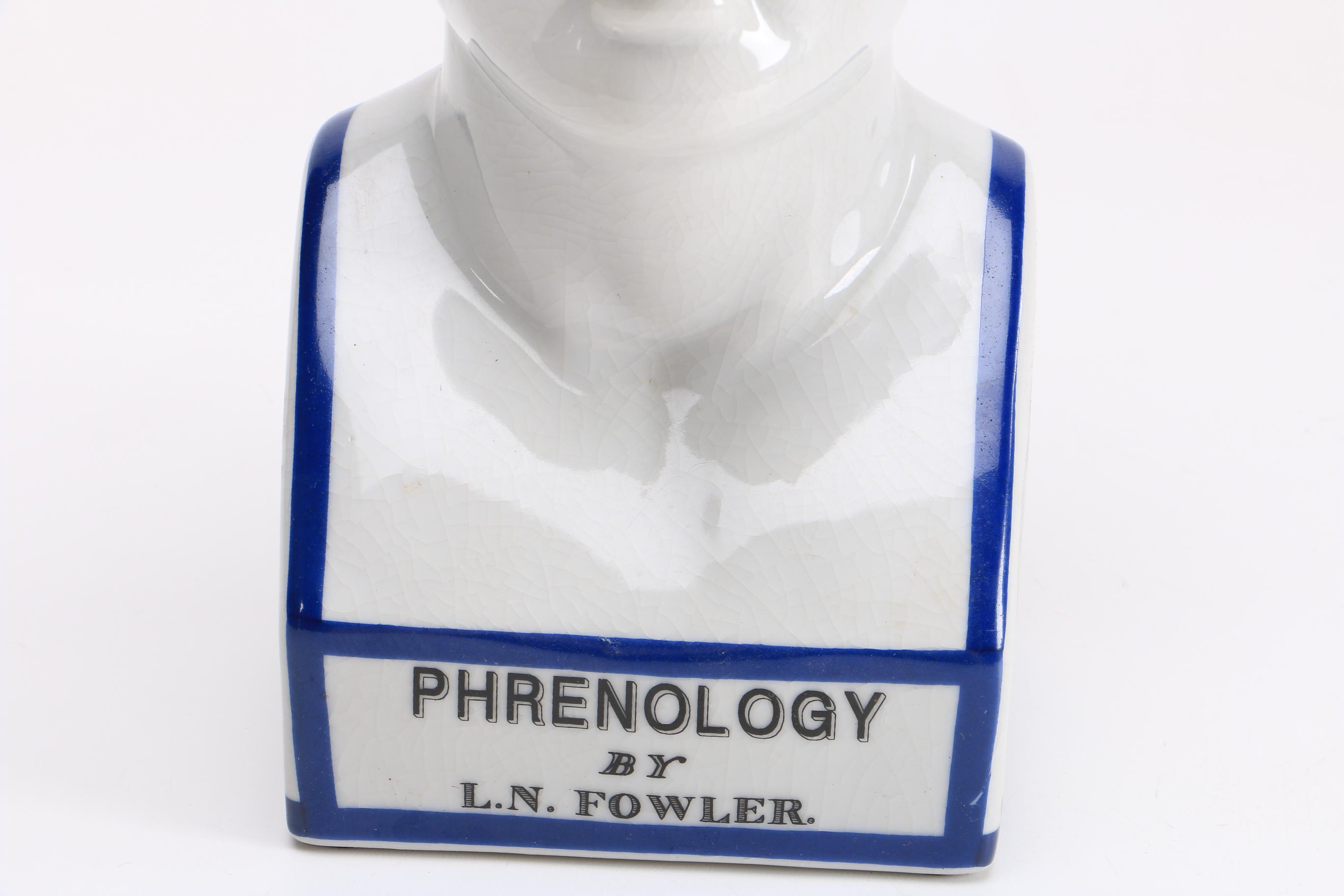 Phrenology Head After L. N. Fowler