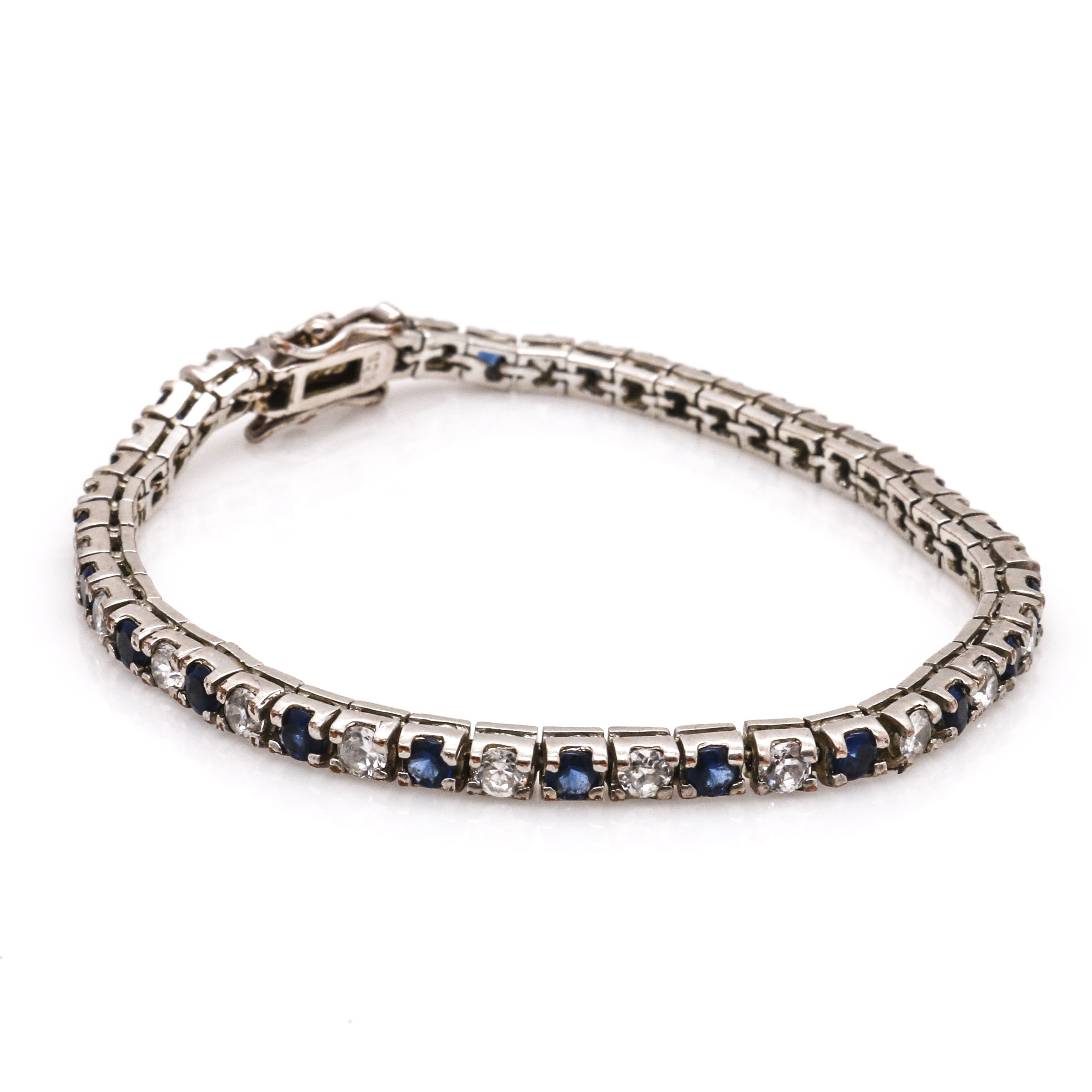 Sterling Silver Jewelry With Diamonds and Faux Pearls