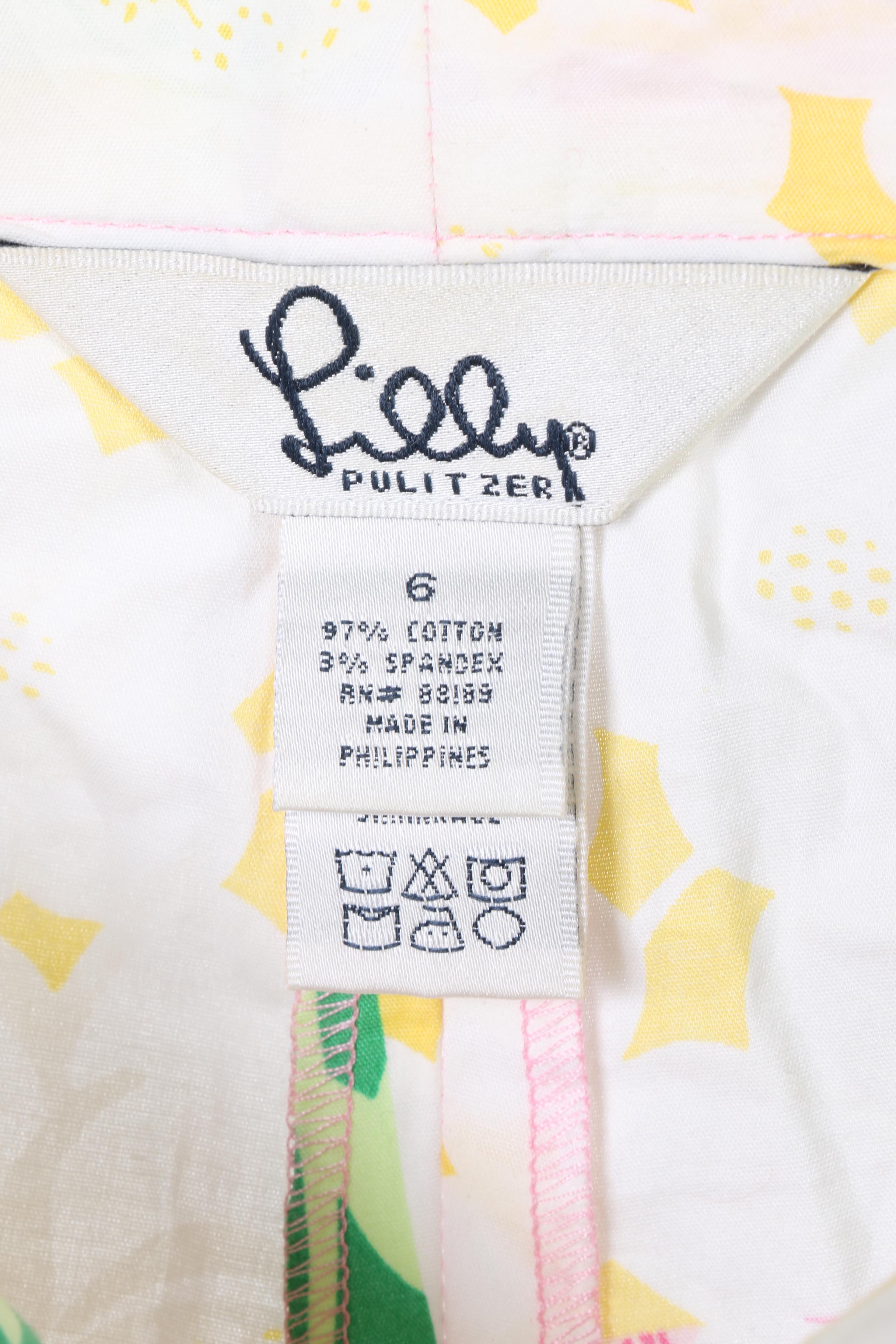 Lilly Pulitzer Pink Capri Pants