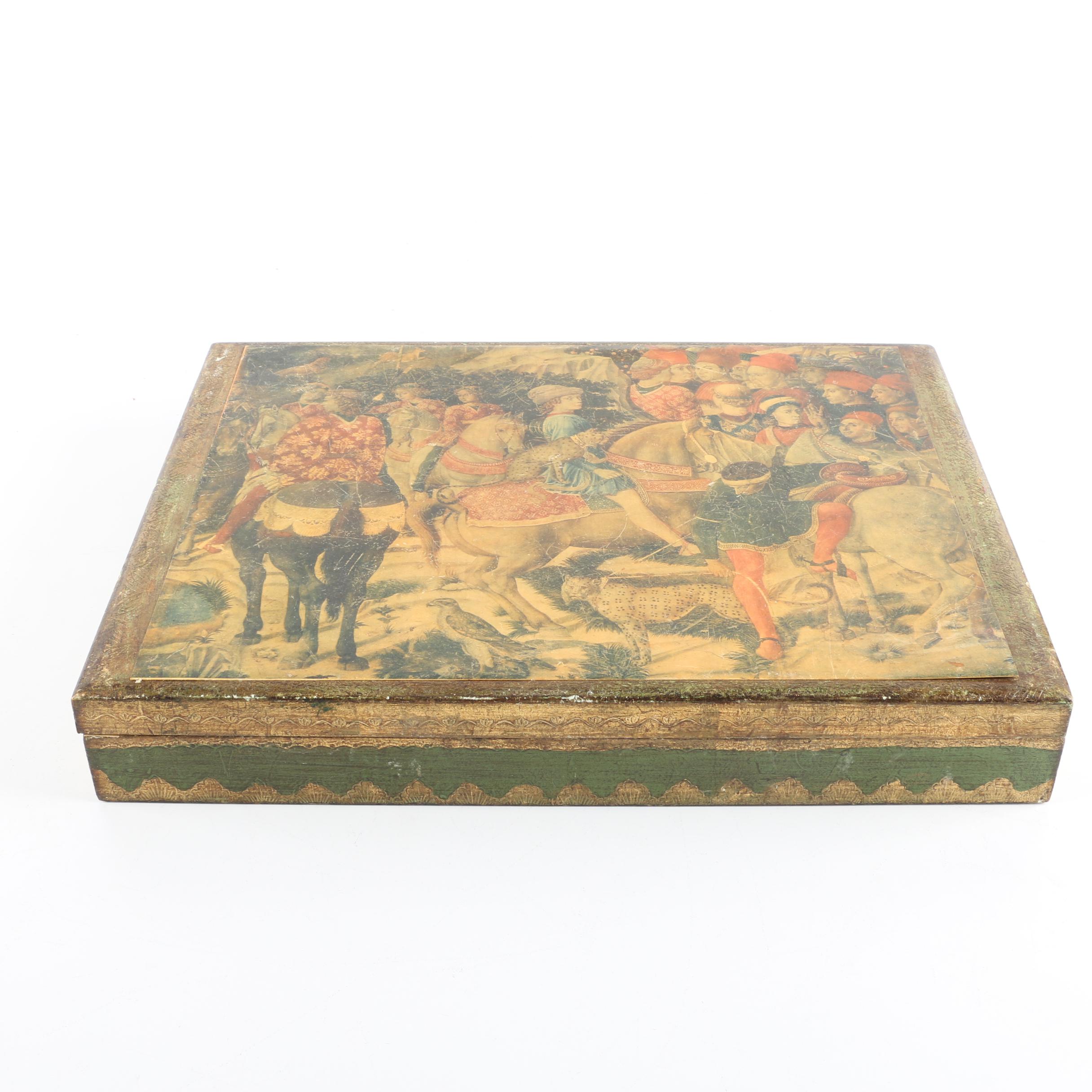 Italian Florentine Style Wooden Box