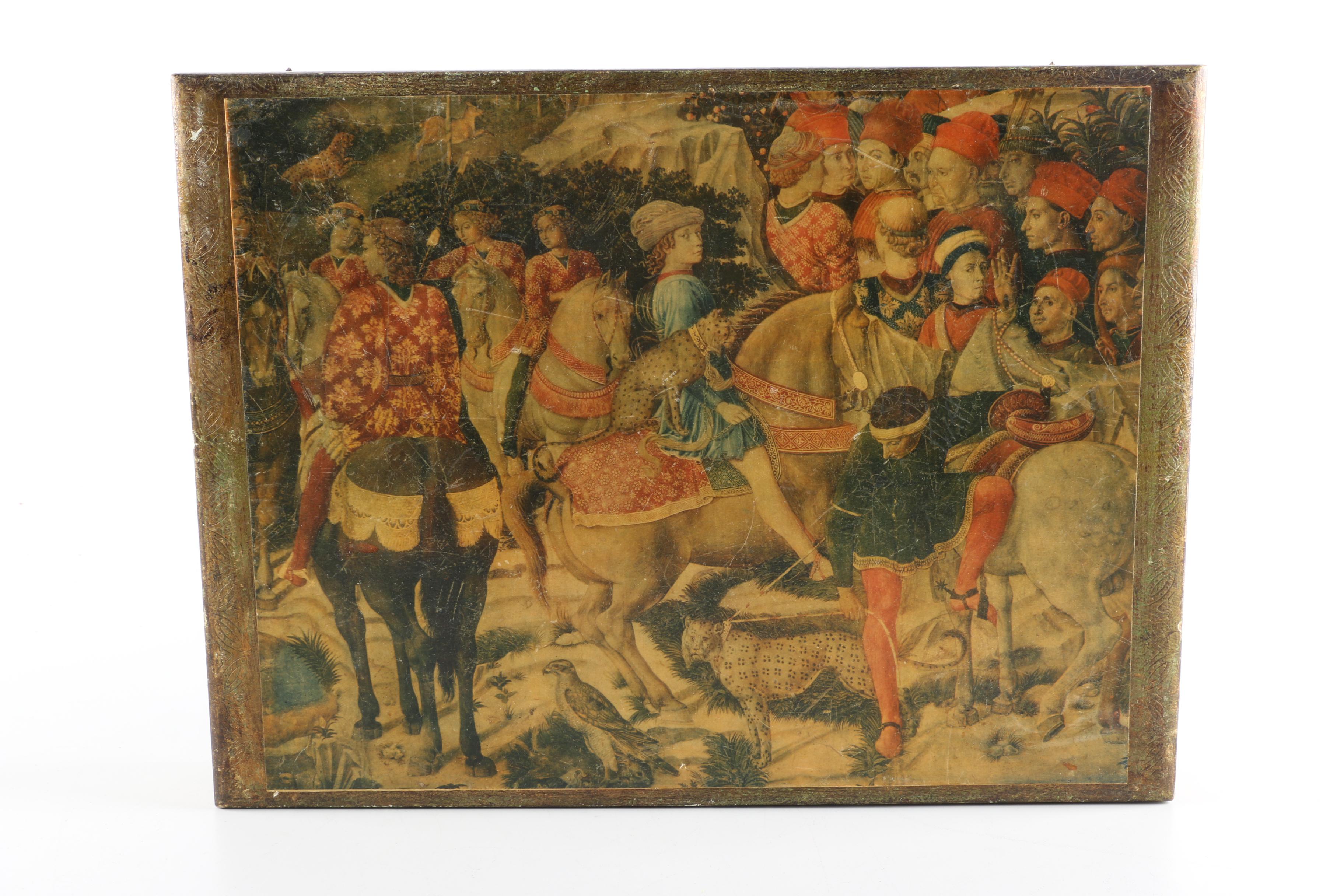 Italian Florentine Style Wooden Box