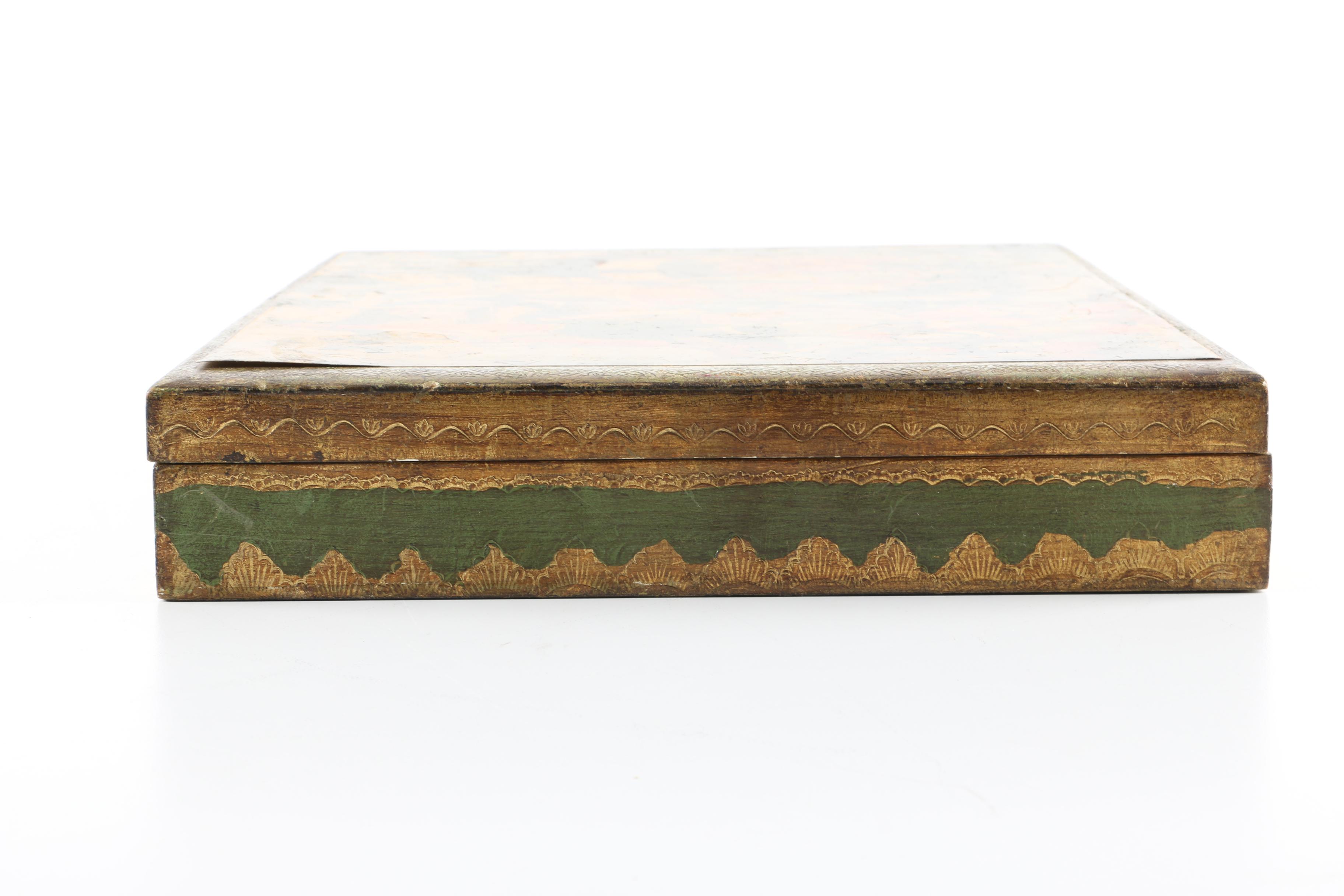 Italian Florentine Style Wooden Box