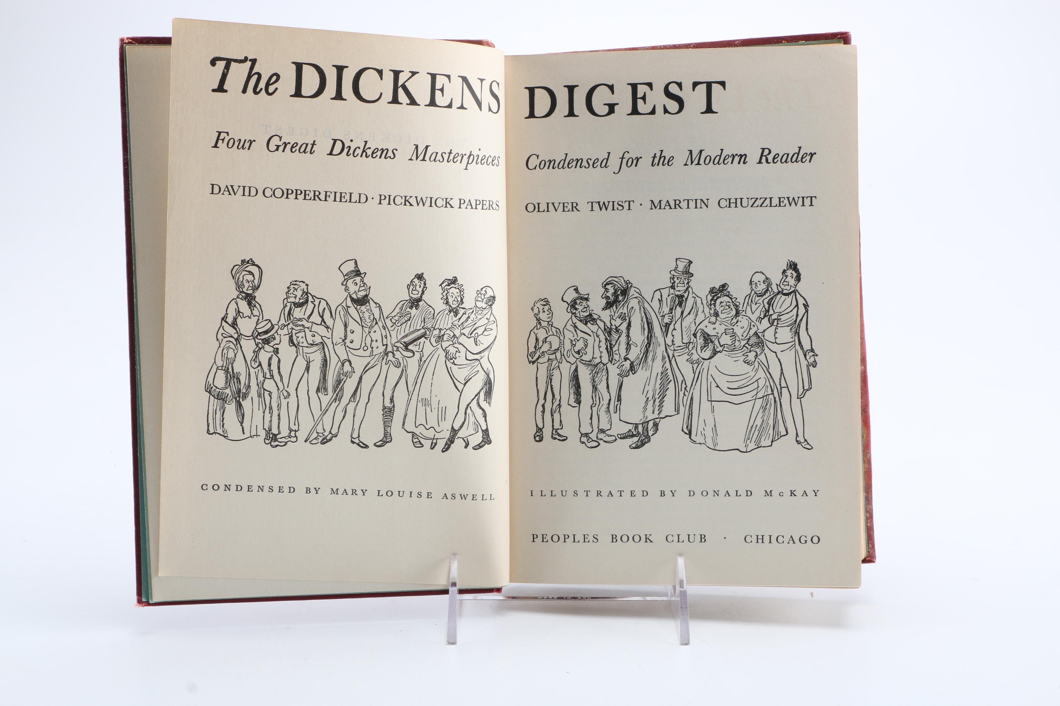 Books With the Works of Charles Dickens