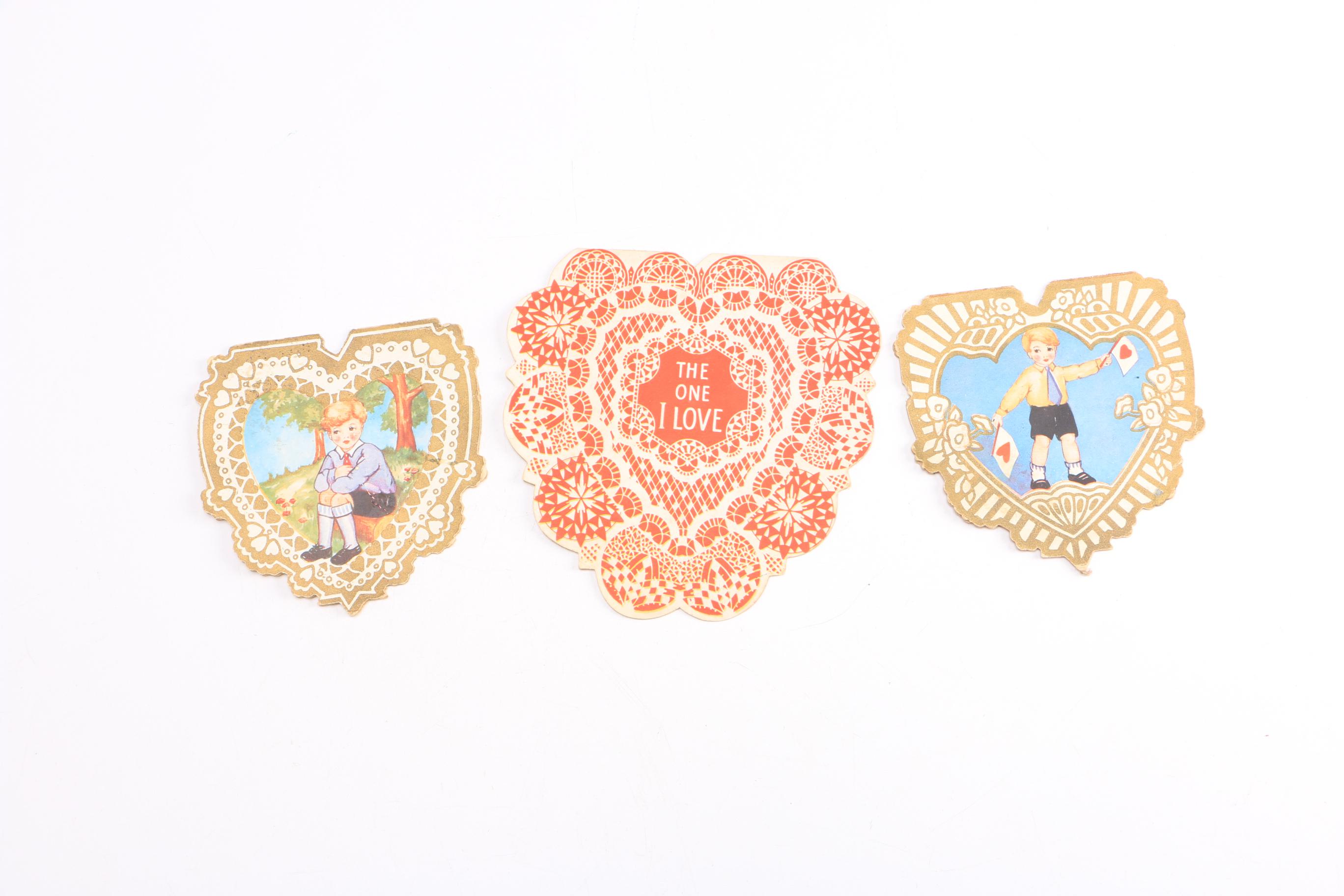 Circa 1920s Valentine Cards