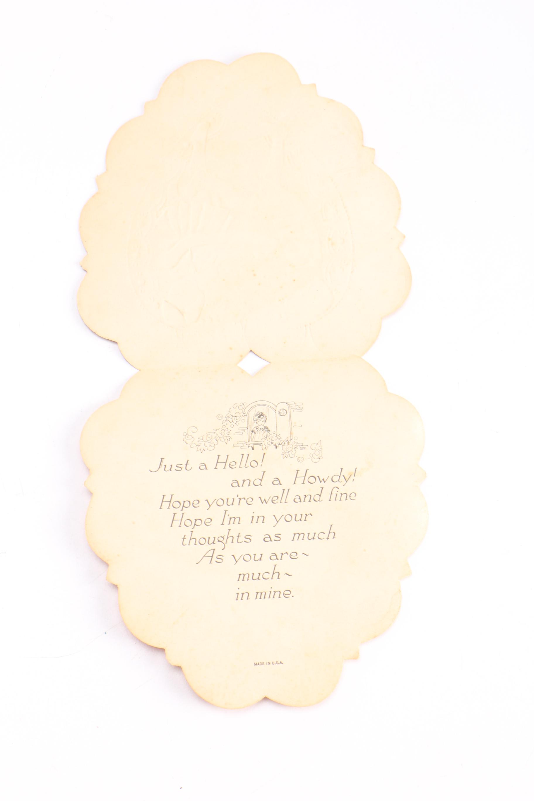 Circa 1920s Valentine Cards