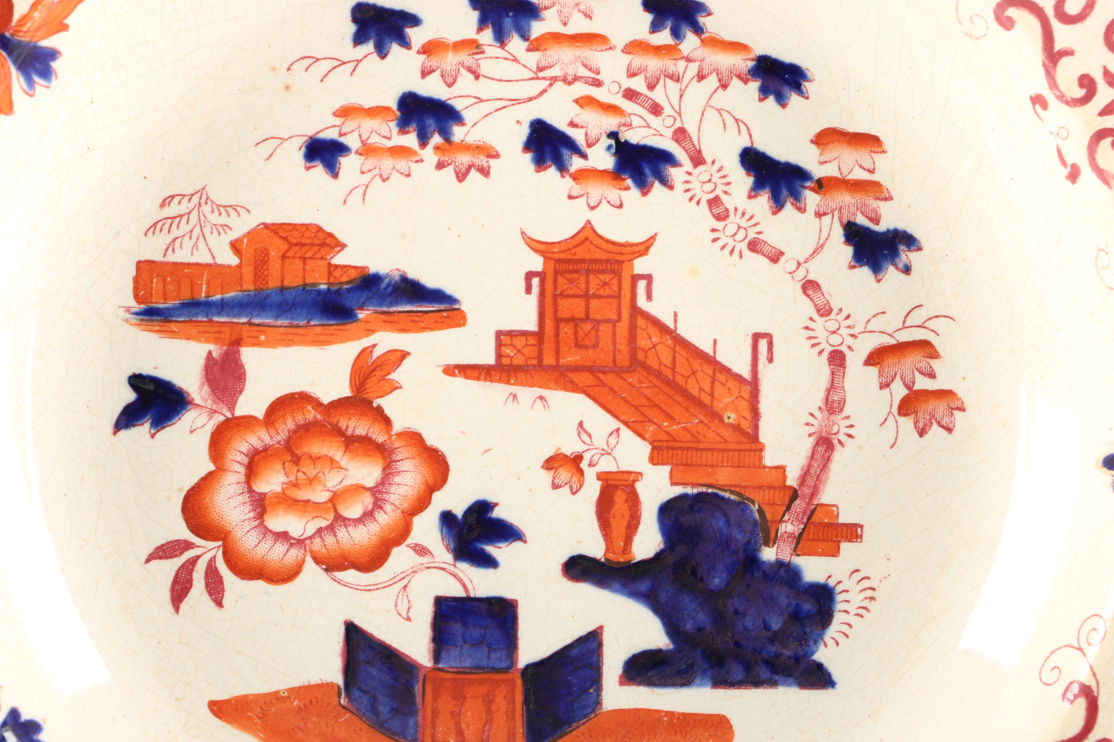 Decorative Chusan China Plates With Stands