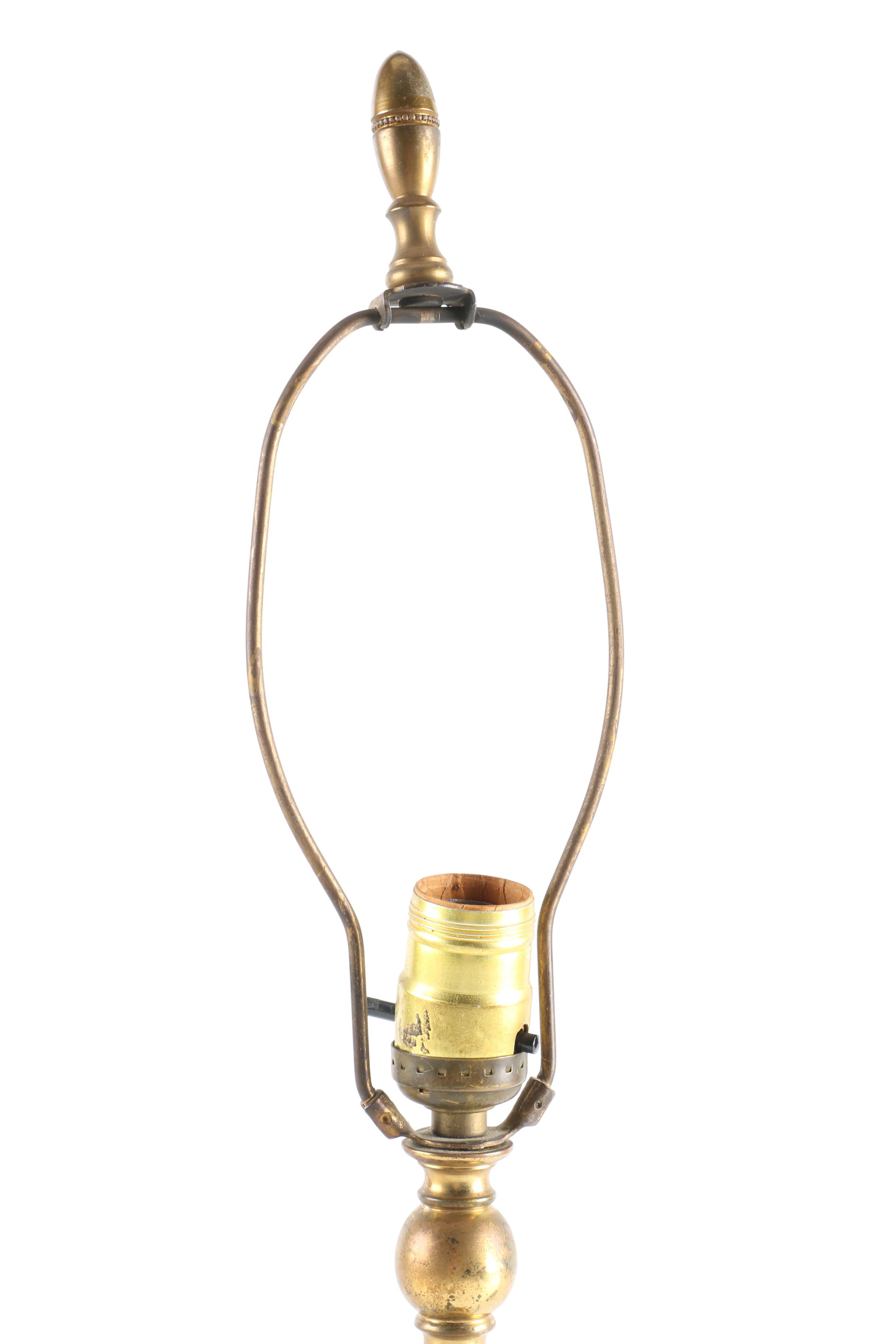 Brass Candlestick Table Lamps