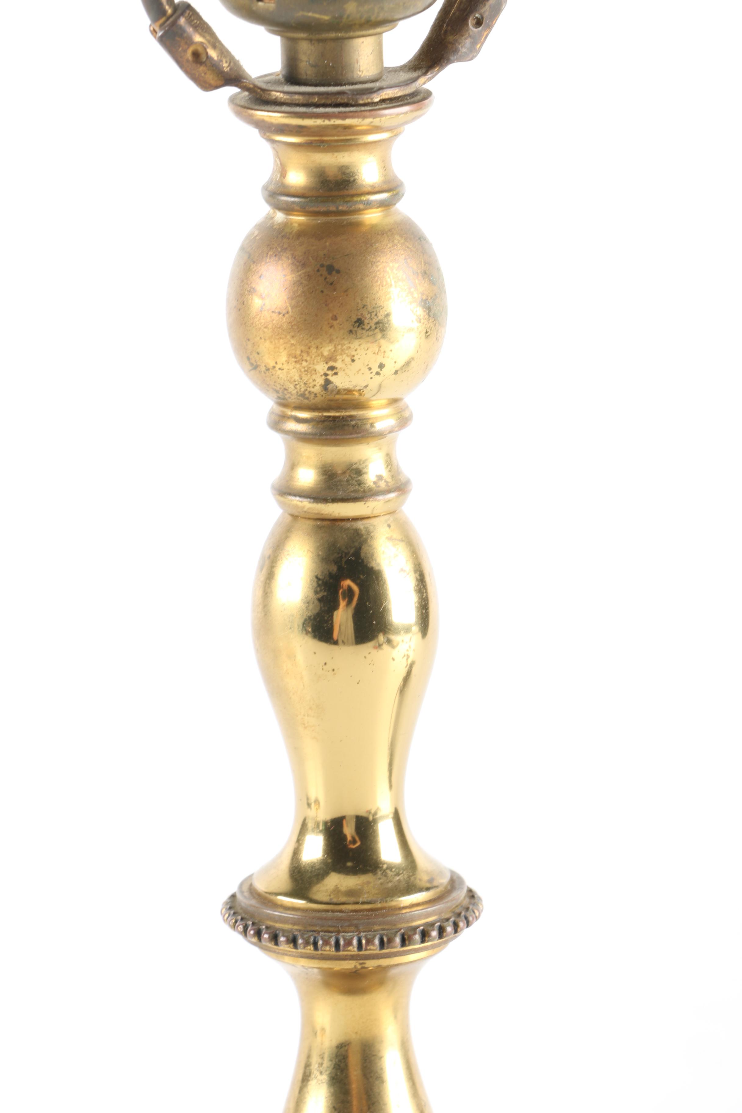 Brass Candlestick Table Lamps