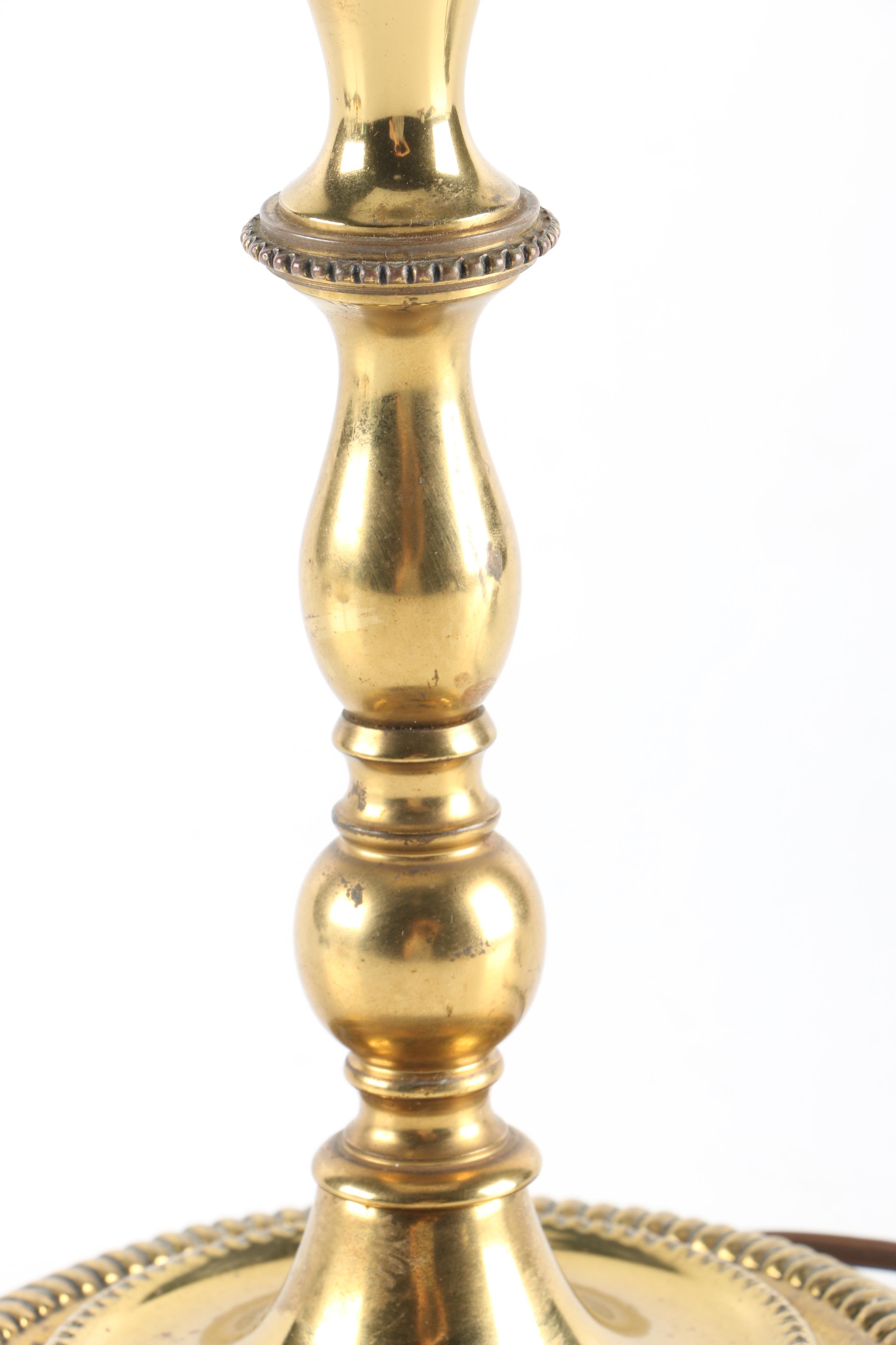 Brass Candlestick Table Lamps