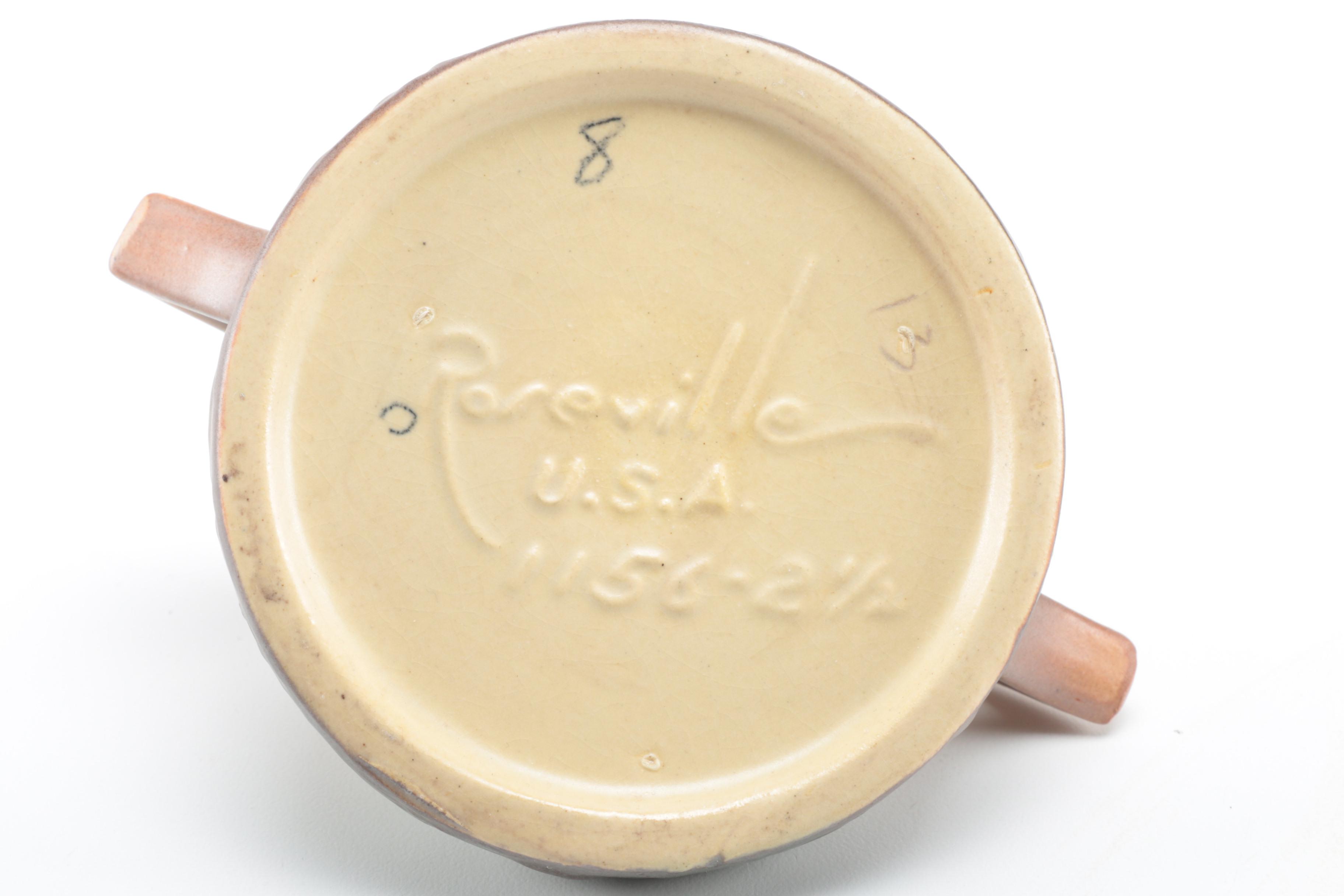 Roseville Art Pottery "Magnolia" Candlesticks Circa 1940-1954