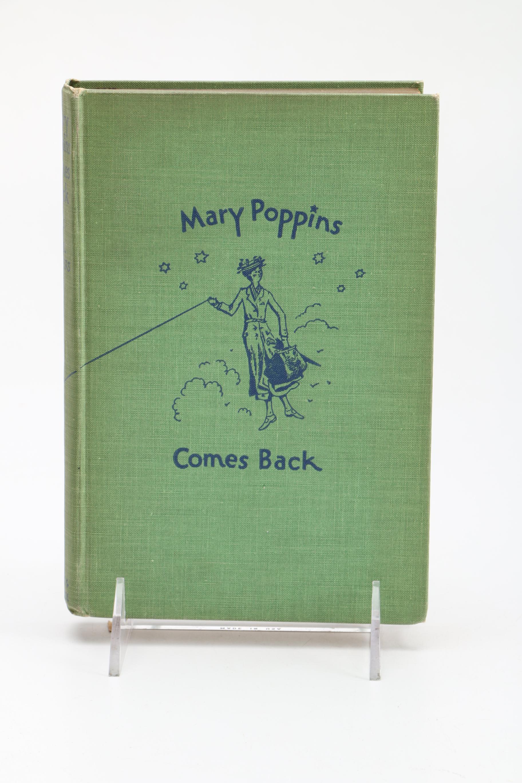 First American Editions "Mary Poppins" with Dust Jacket and "Mary Poppins Comes Back" by P.L. Travers