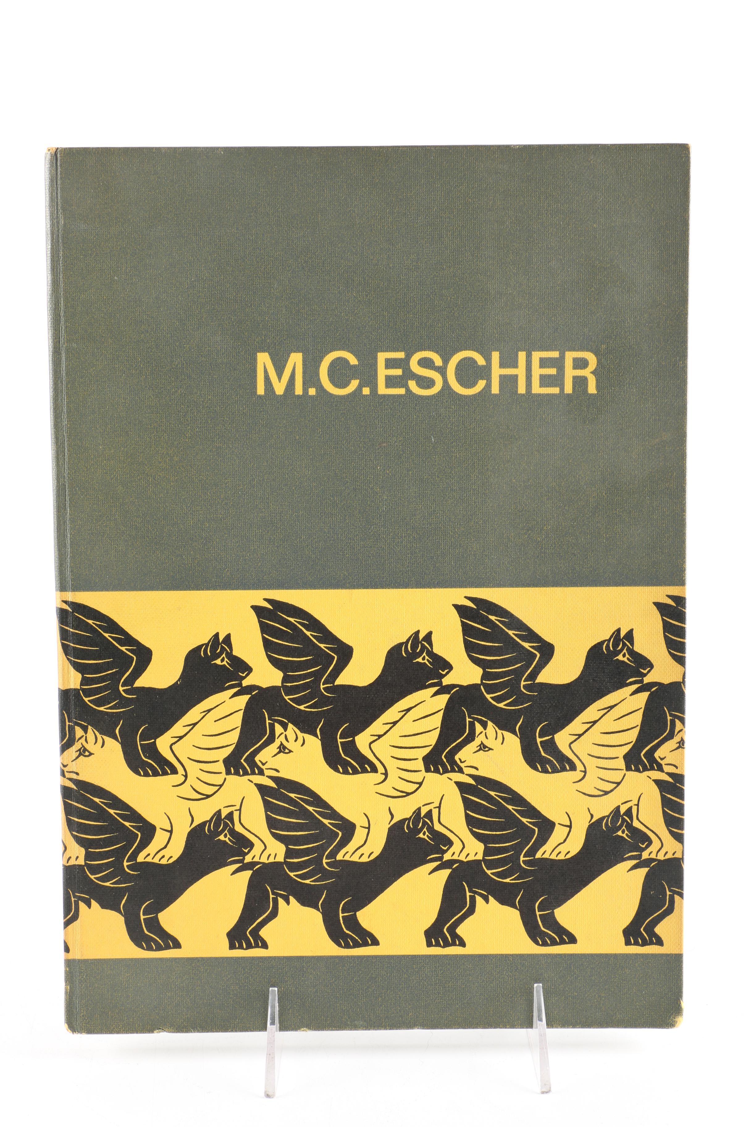 Collection of M.C. Escher Books including "Grafiek En Tekeningen"