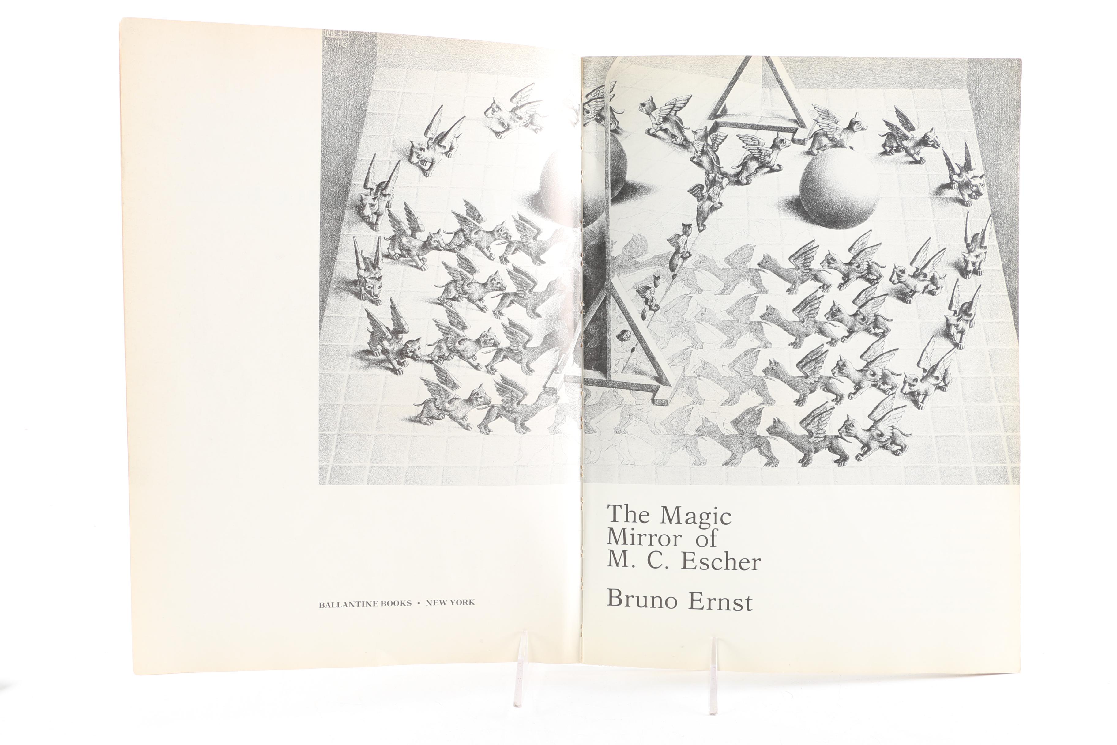 Collection of M.C. Escher Books including "Grafiek En Tekeningen"