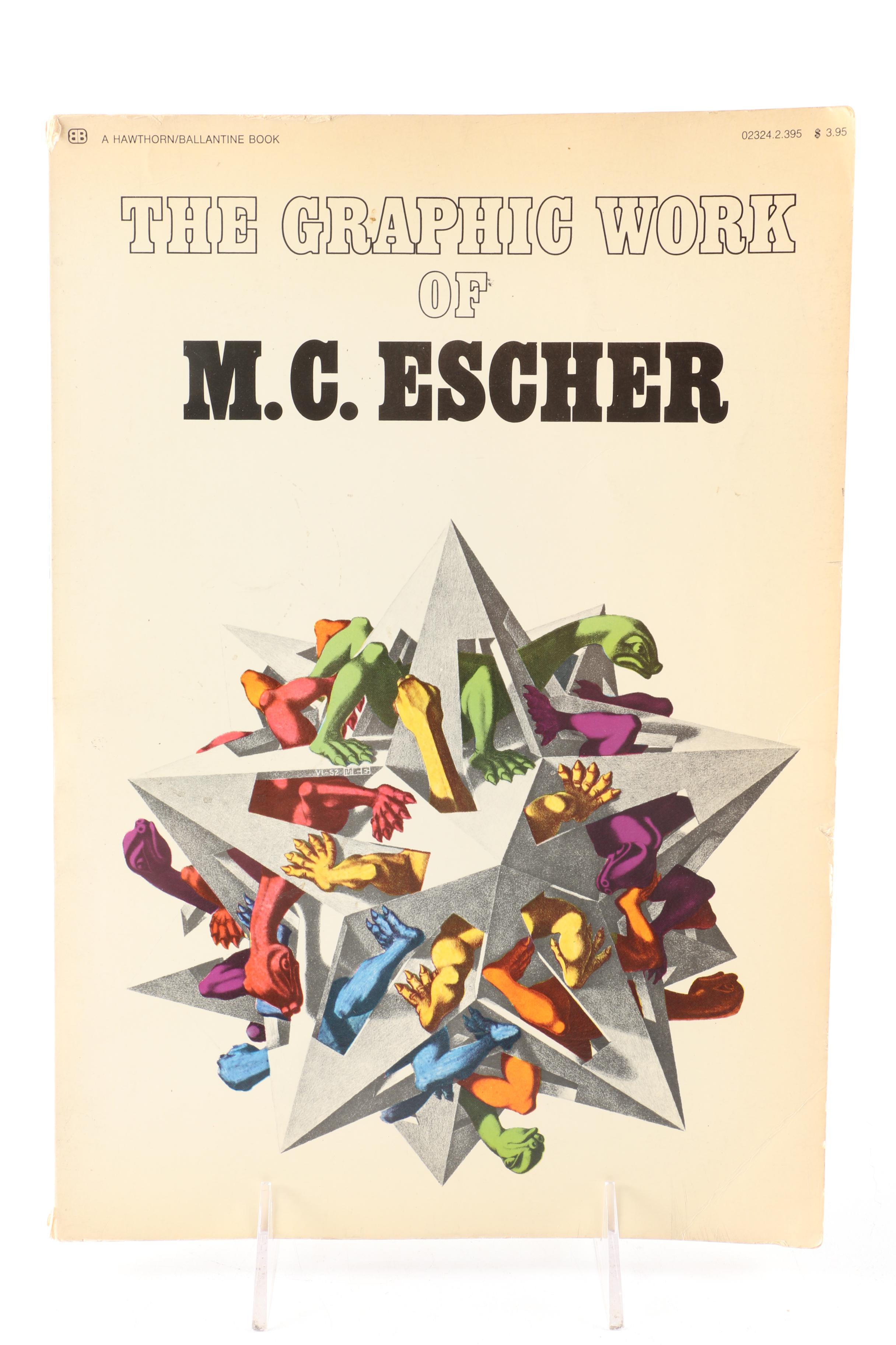 Collection of M.C. Escher Books including "Grafiek En Tekeningen"