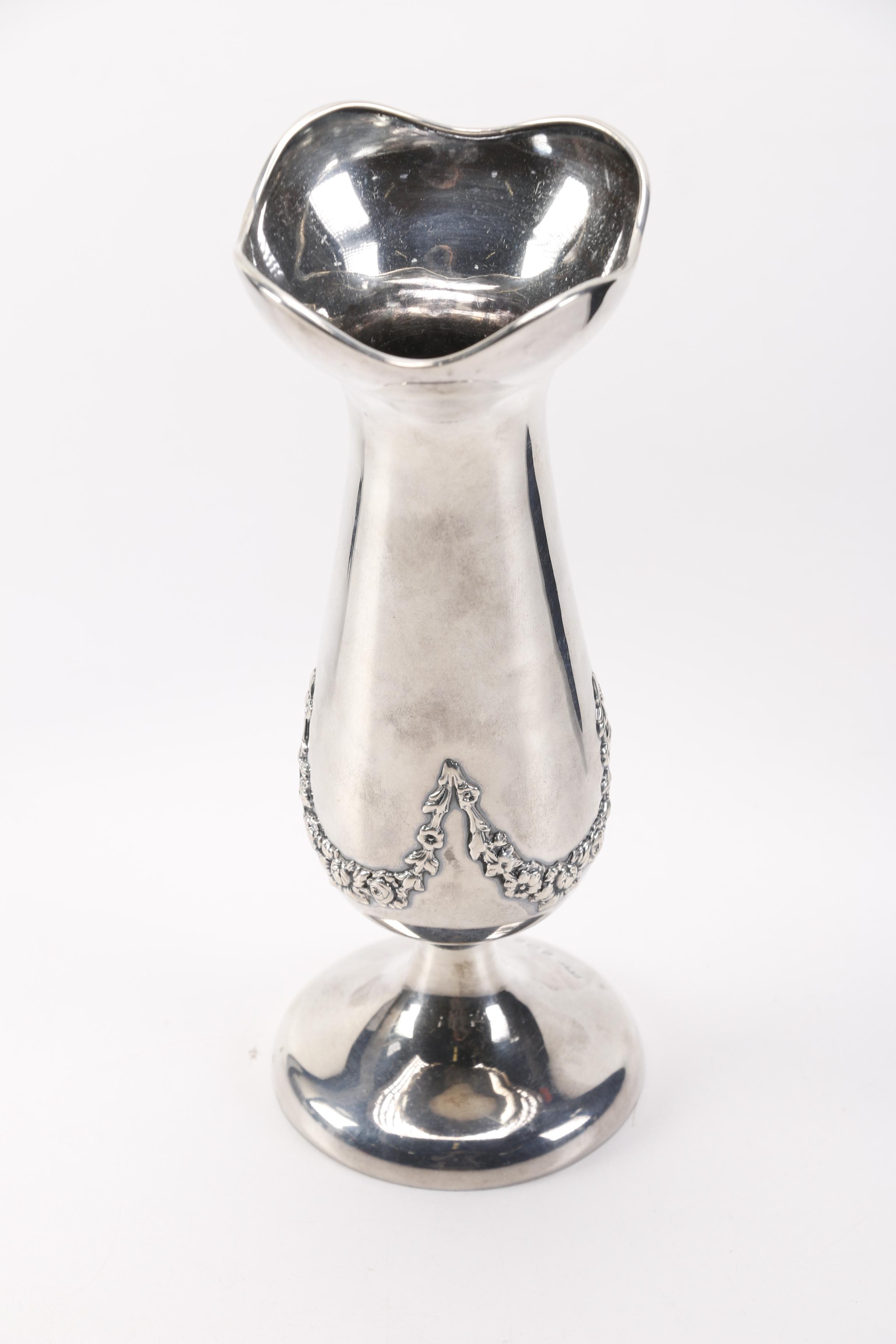1909 Henry Williamson Ltd. Sterling Vase