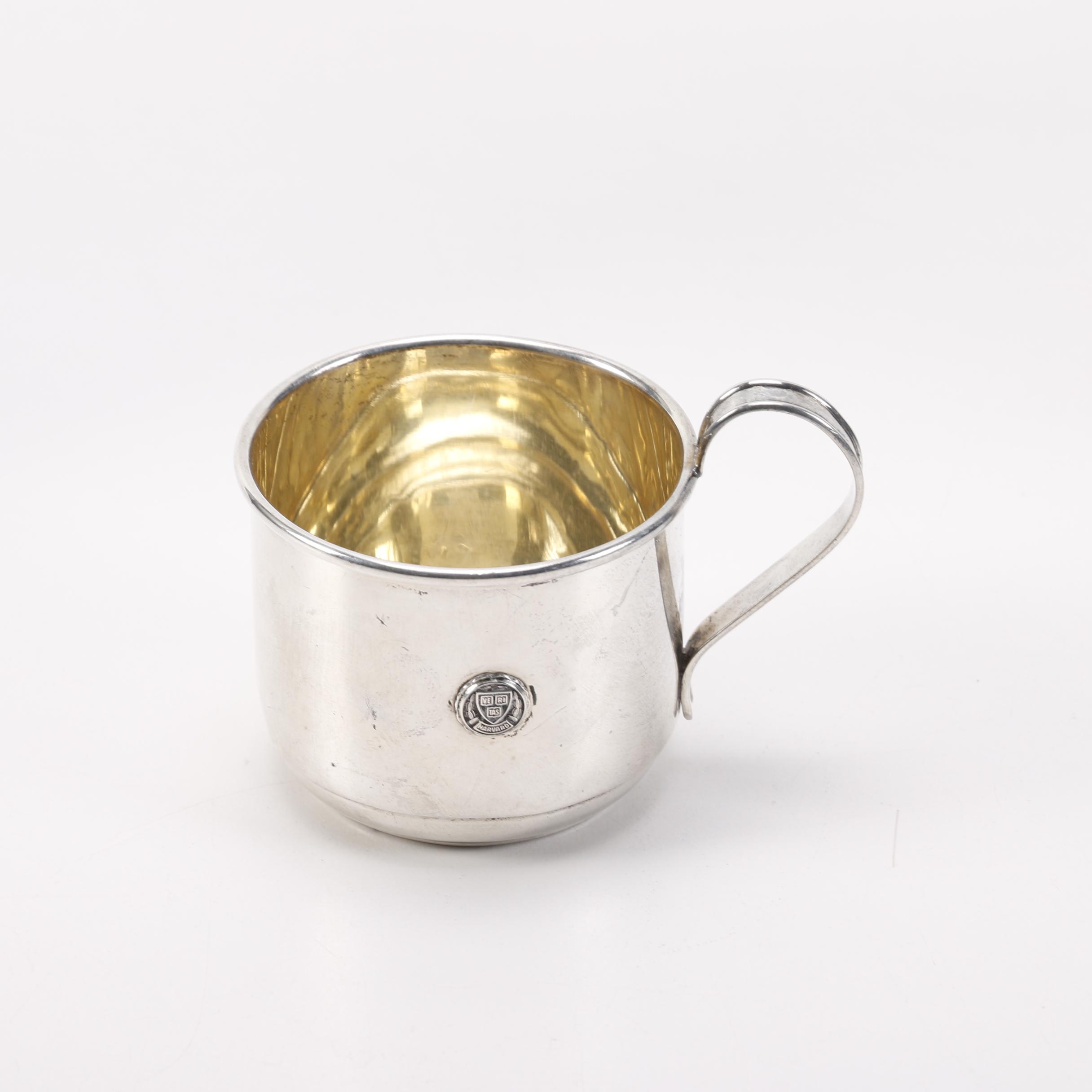 Manchester Sterling Baby Cup With Harvard Seal
