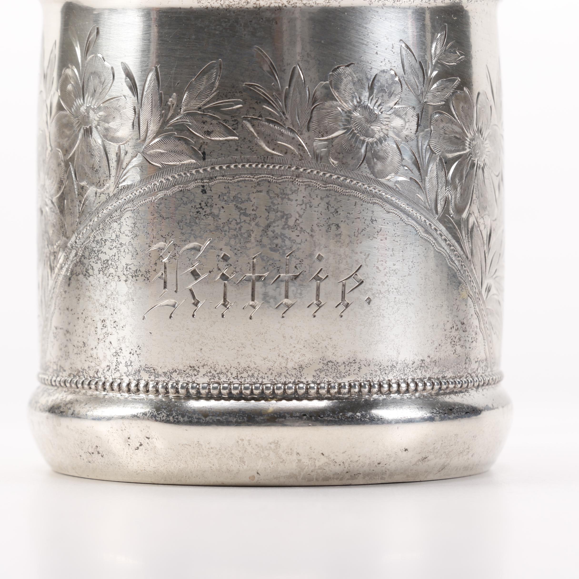 Late 19th Century Gorham Sterling Mug