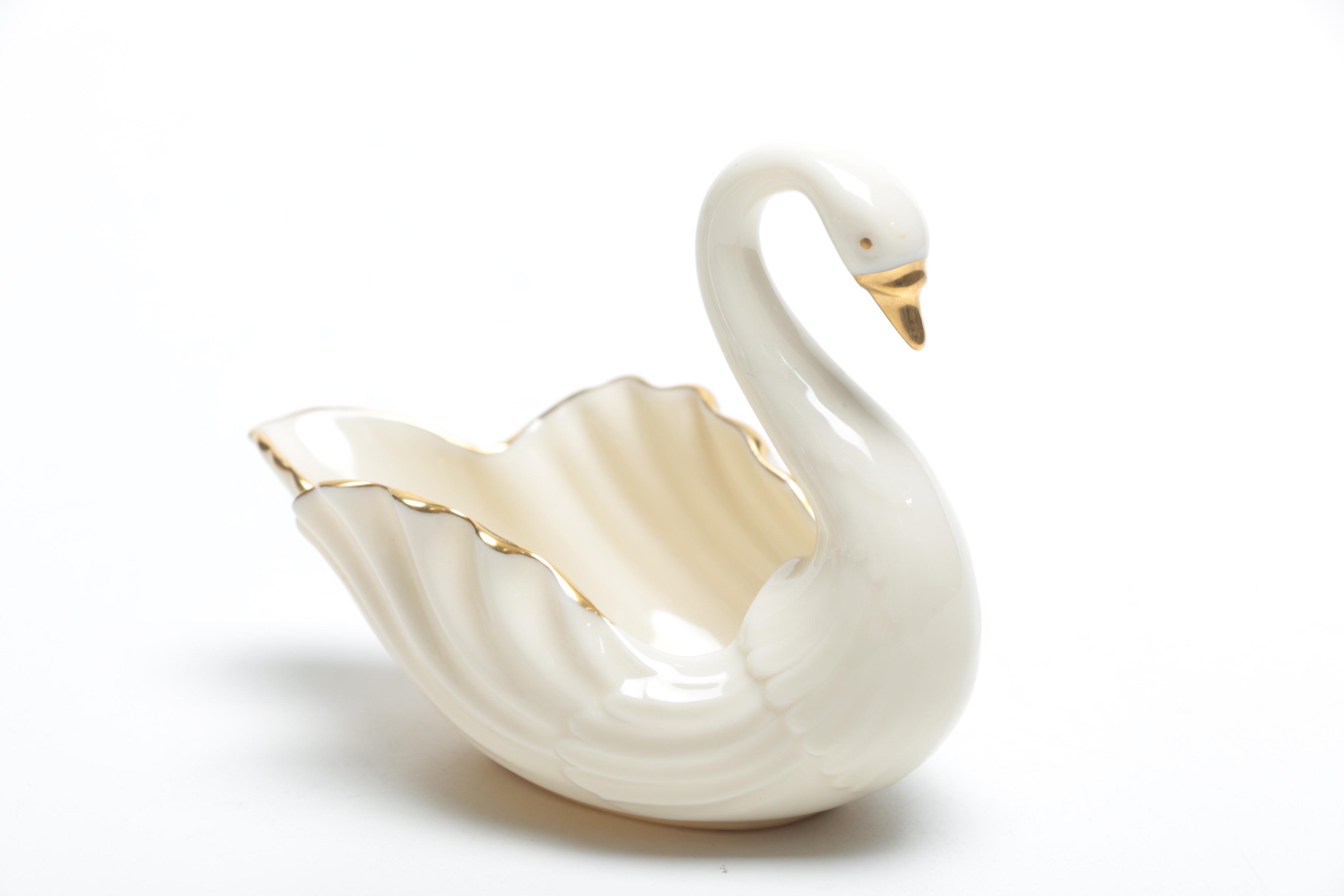 Lenox Swan Candy Dish