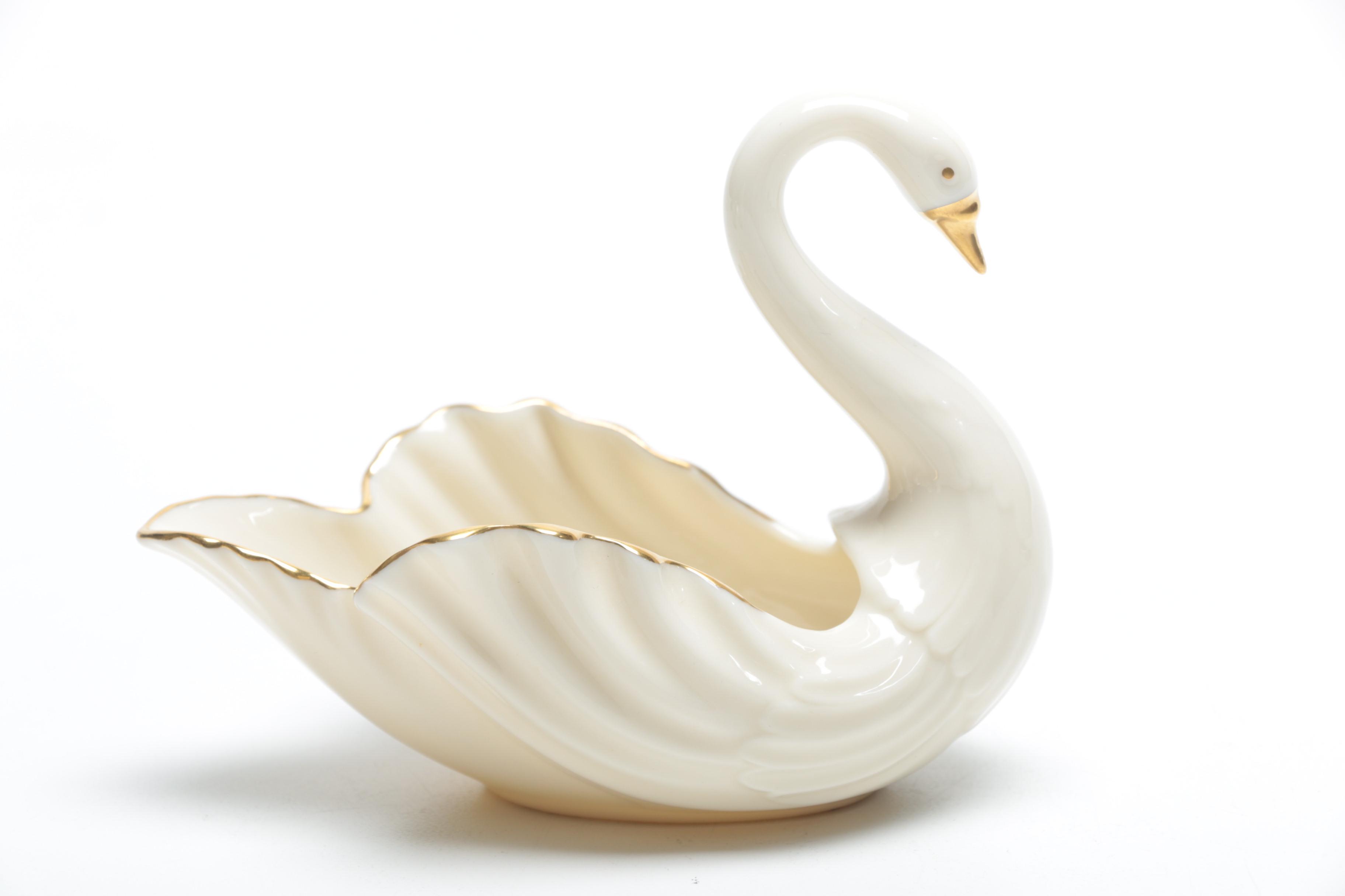 Lenox Swan Candy Dish