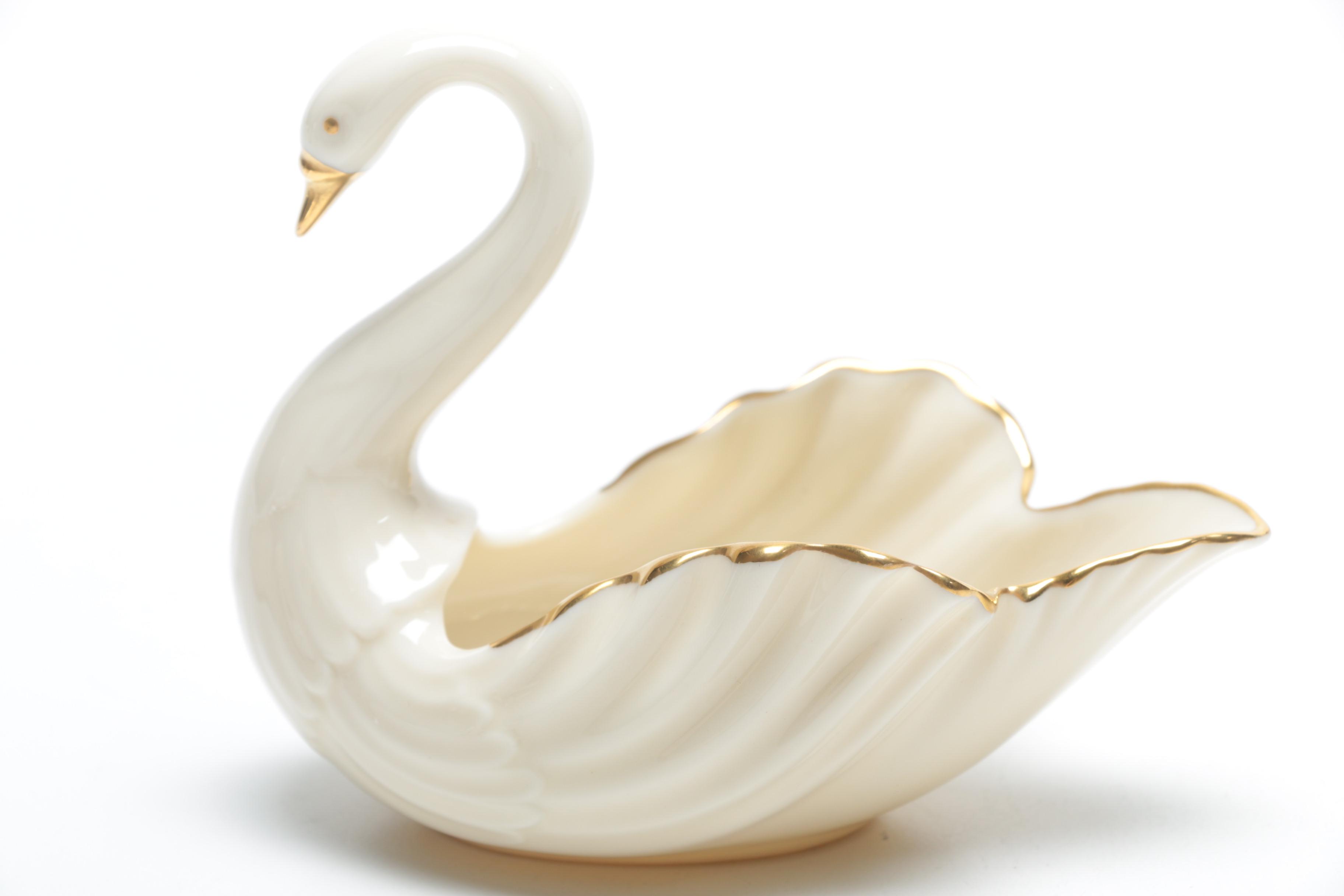 Lenox Swan Candy Dish