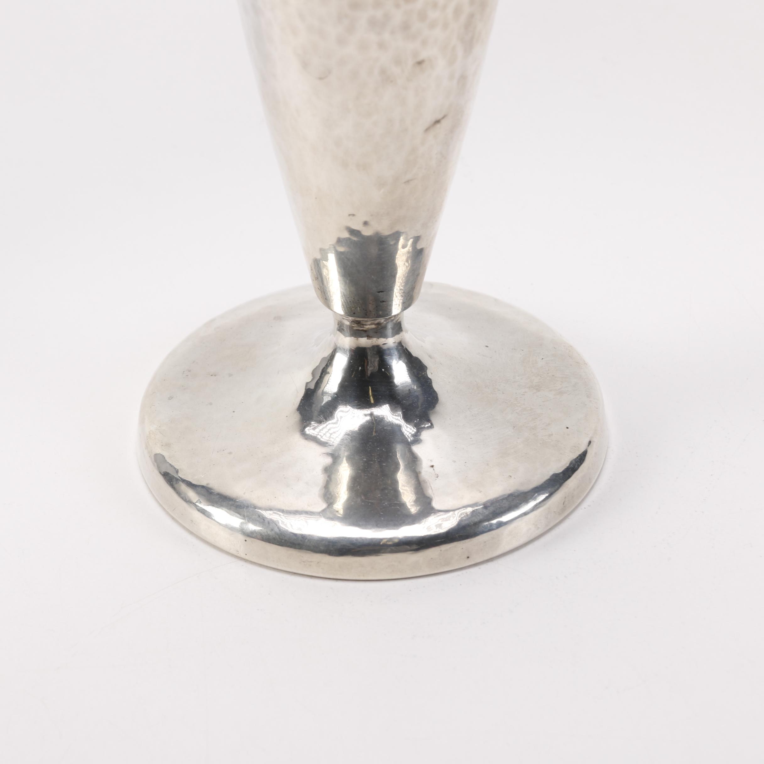 La Pierre Hand Hammered Sterling Silver Champagne Flute