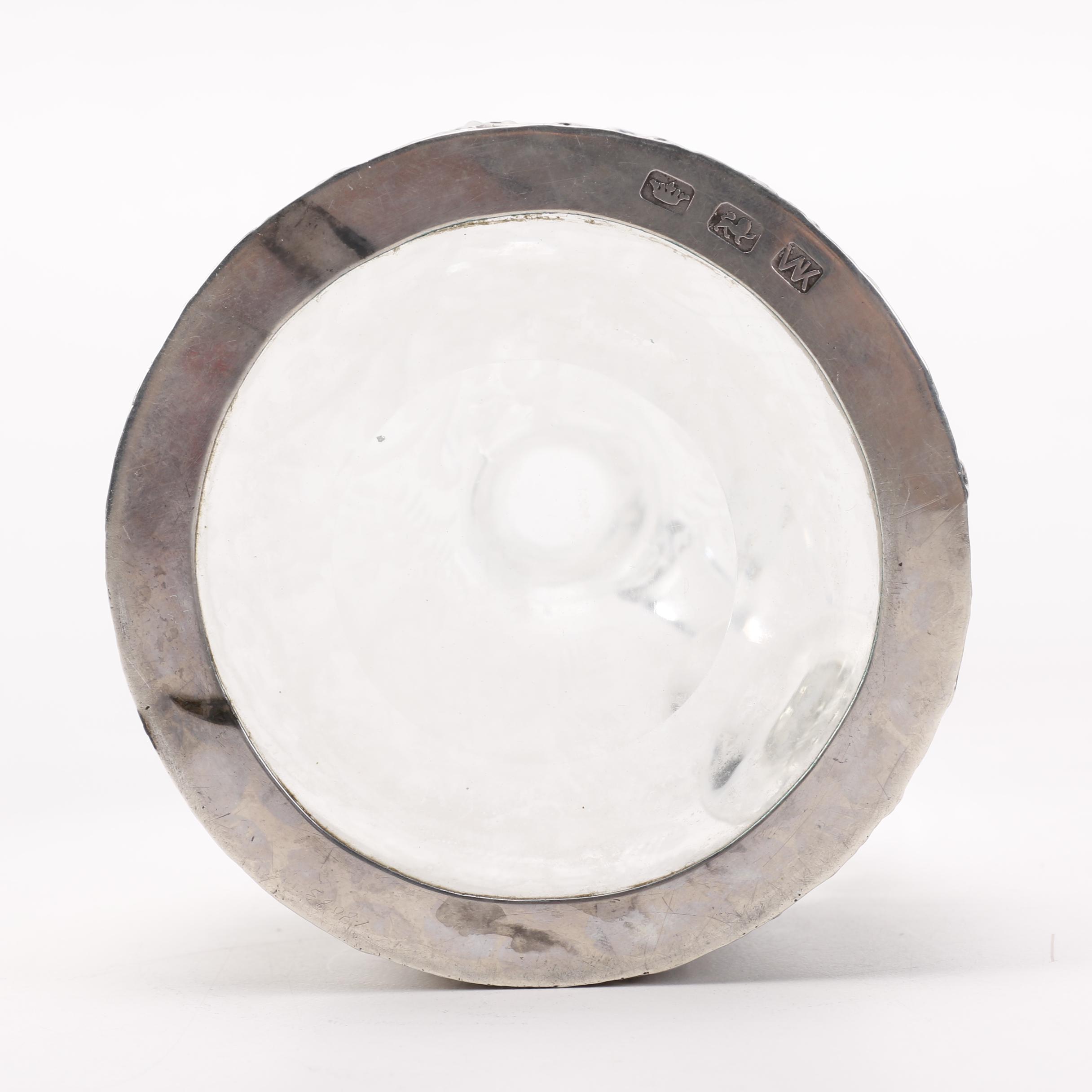 Hanau 800 Silver Overlay Vinegar Cruet