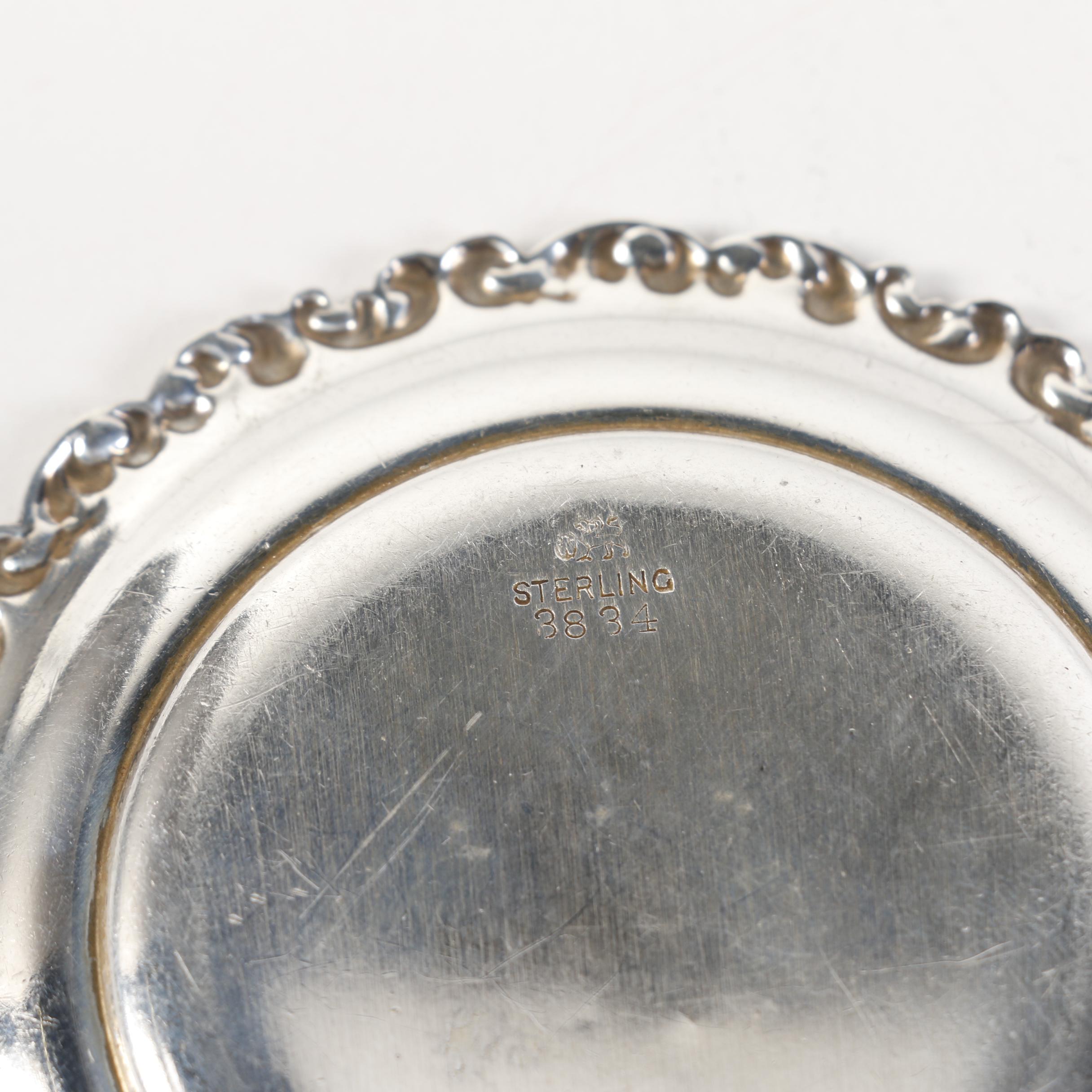 Sterling Silver Heart Shaped Trinket Boxes and Other Sterling