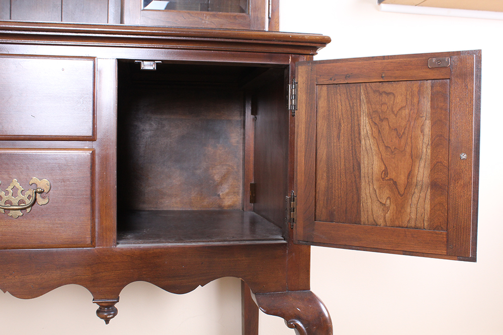 Queen Anne Style Sideboard and China Cabinet by Ethan Allen