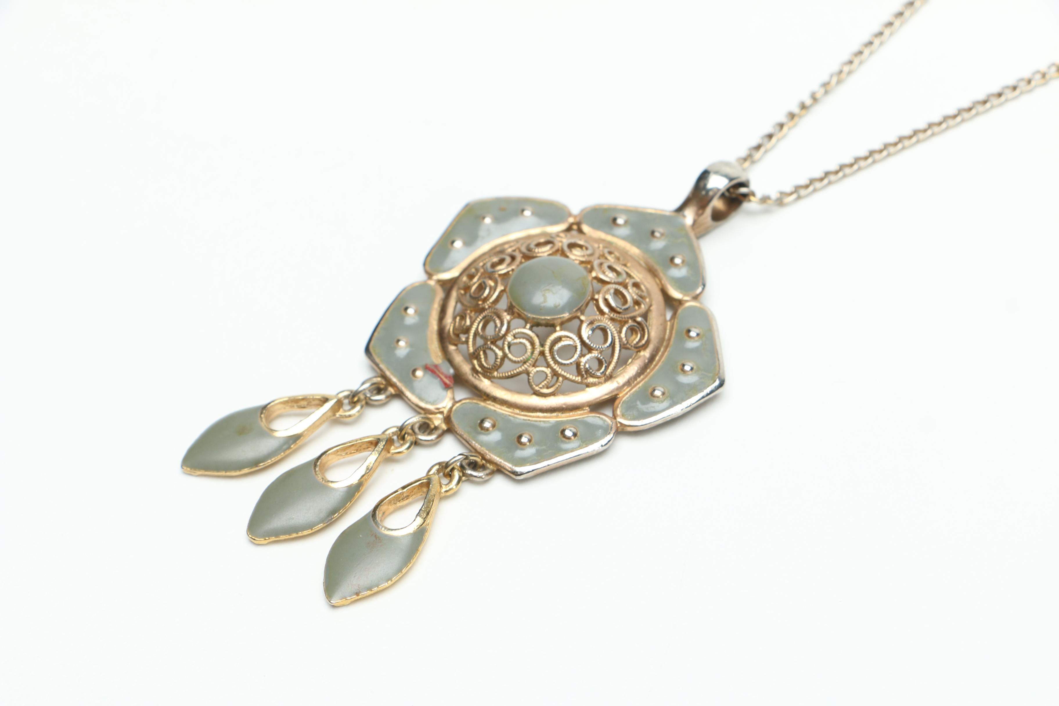 Gold Tone Costume Jewelry Assortment