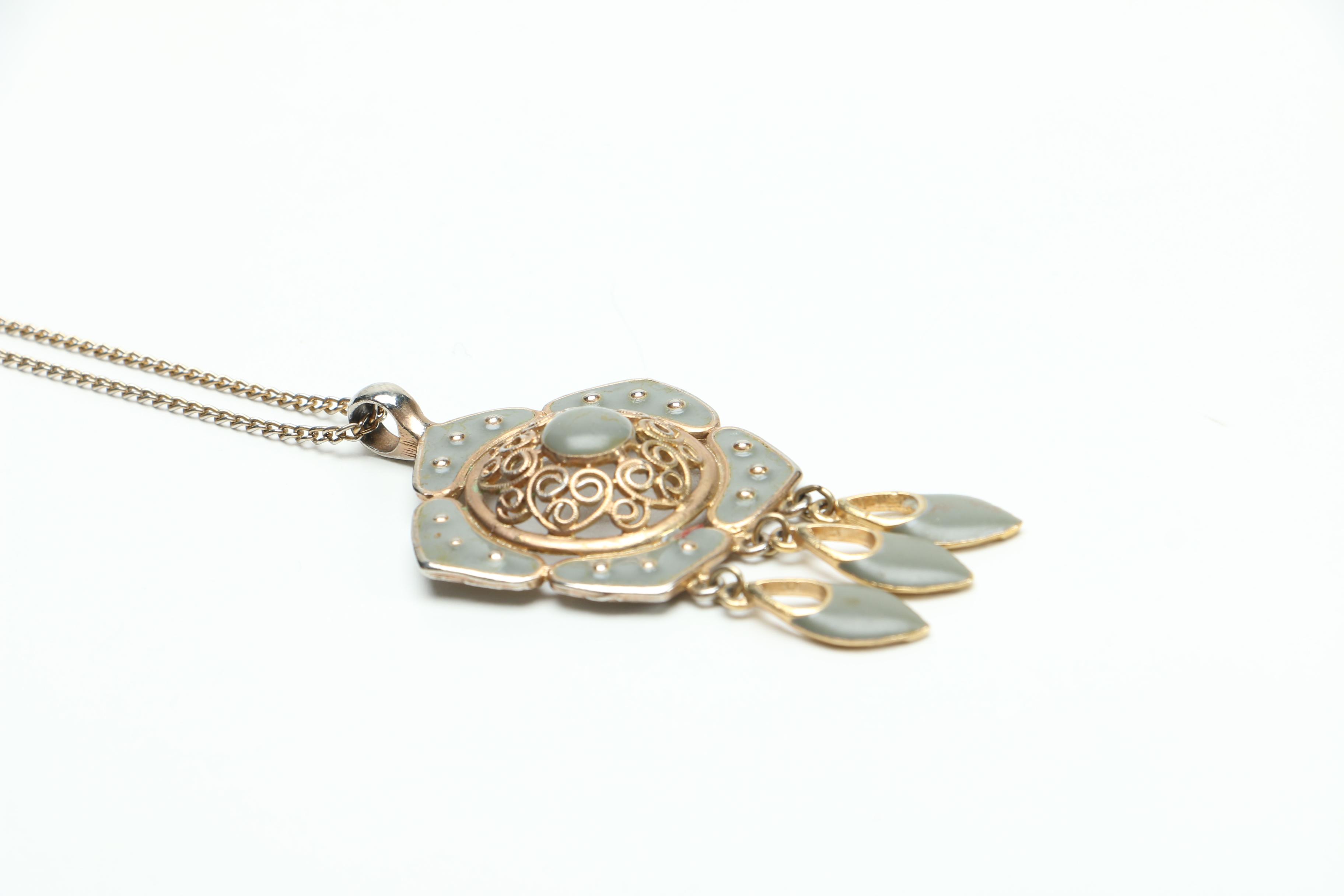 Gold Tone Costume Jewelry Assortment