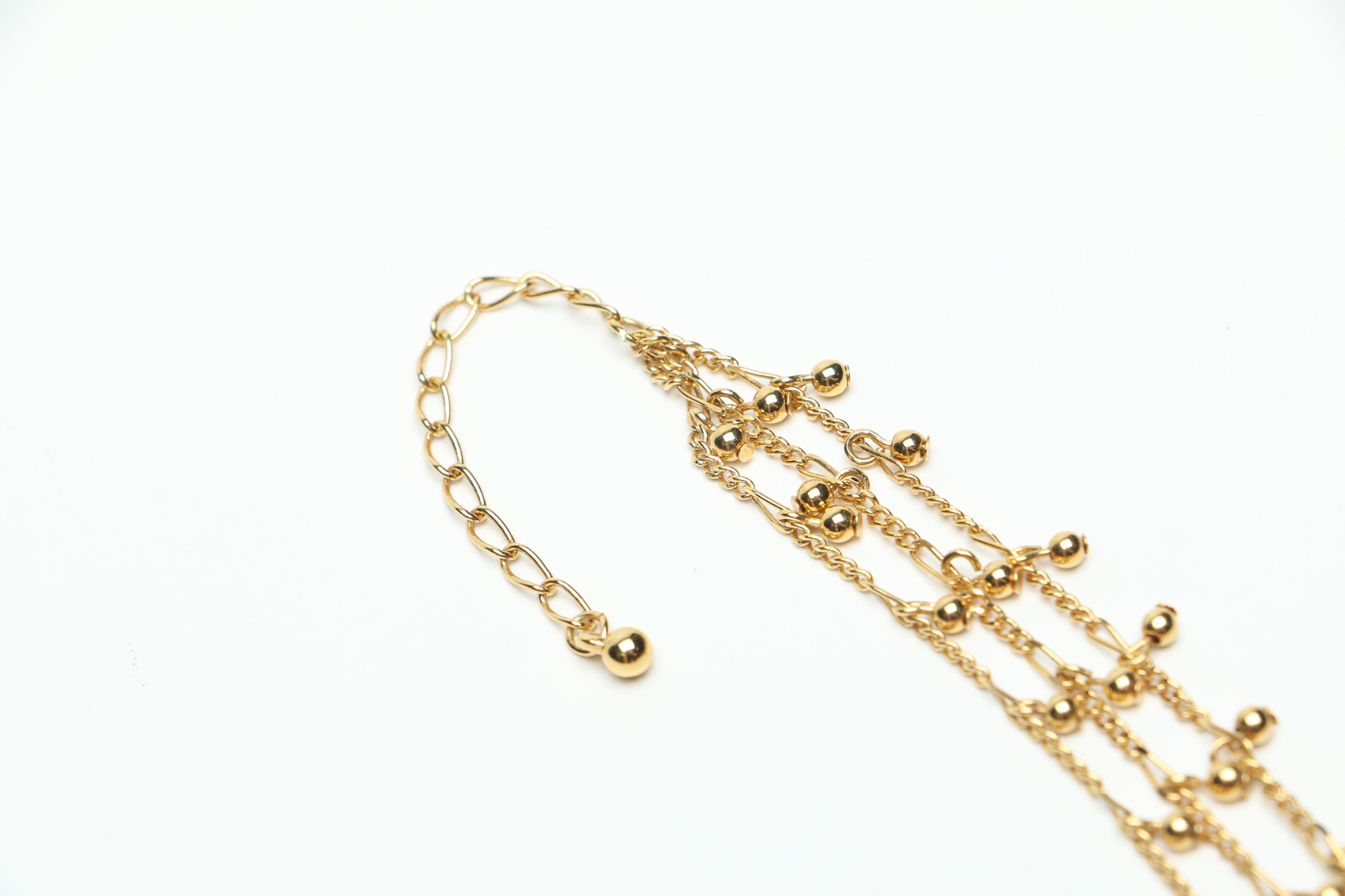 Gold Tone Costume Jewelry Assortment