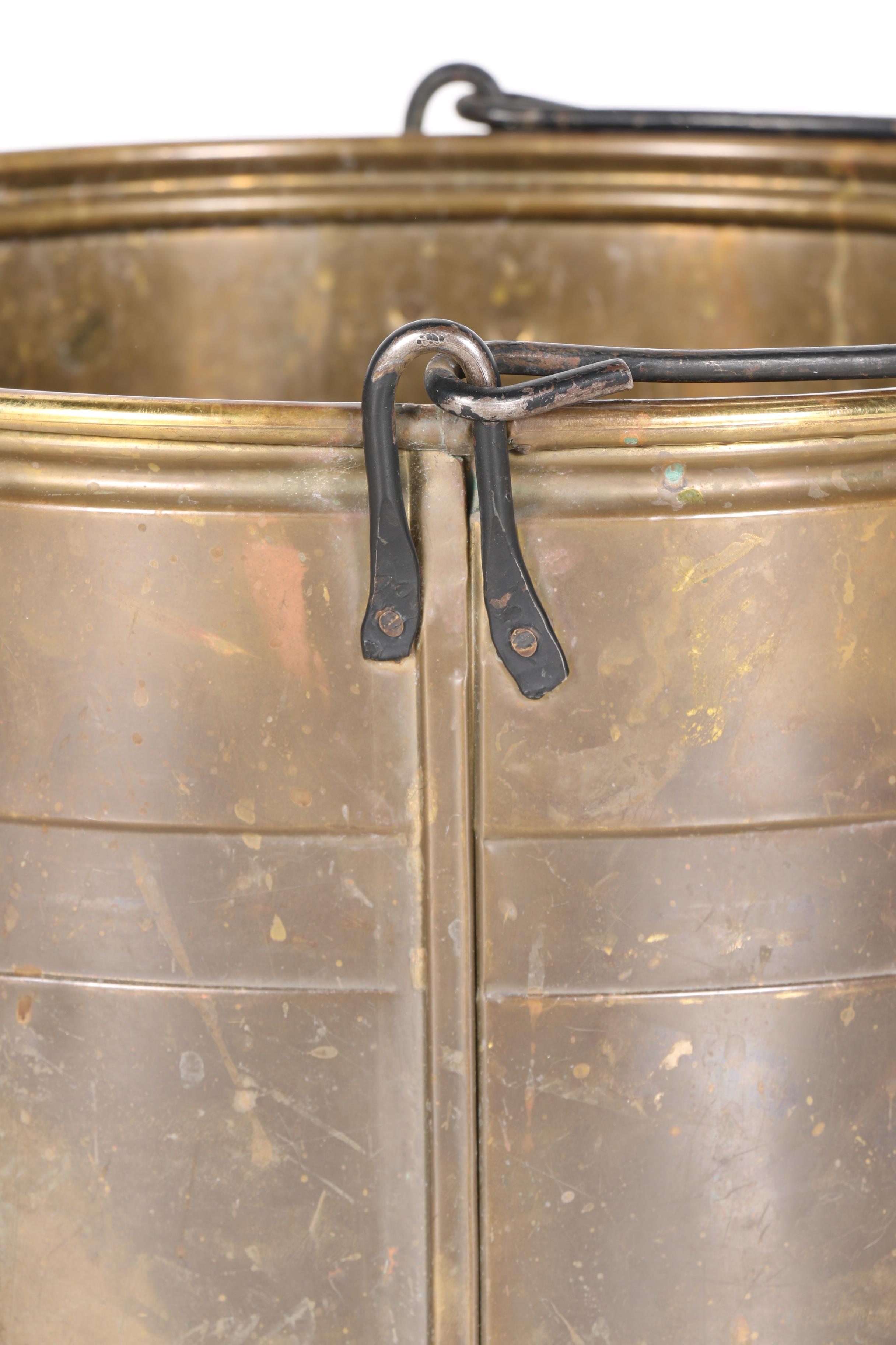 Vintage Brass Bucket