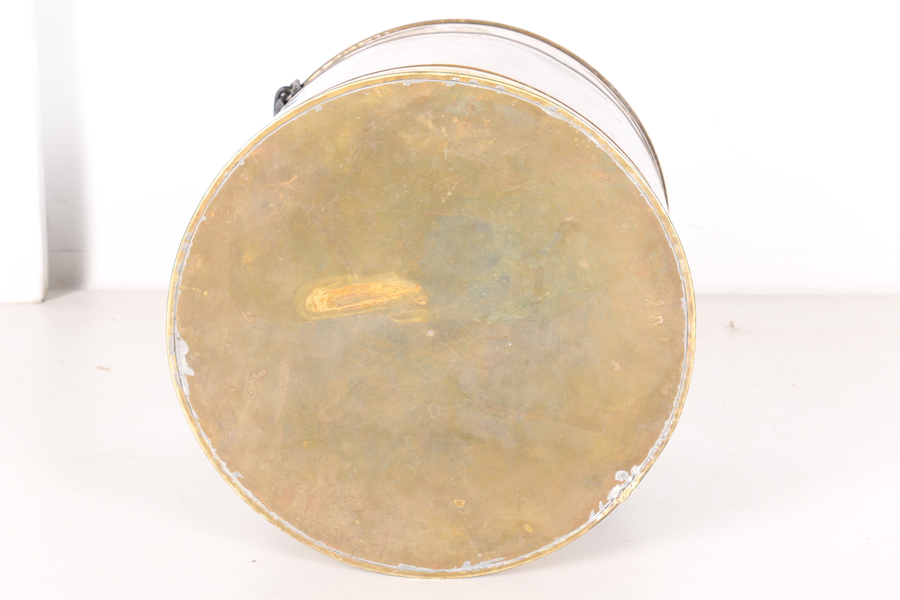 Vintage Brass Bucket