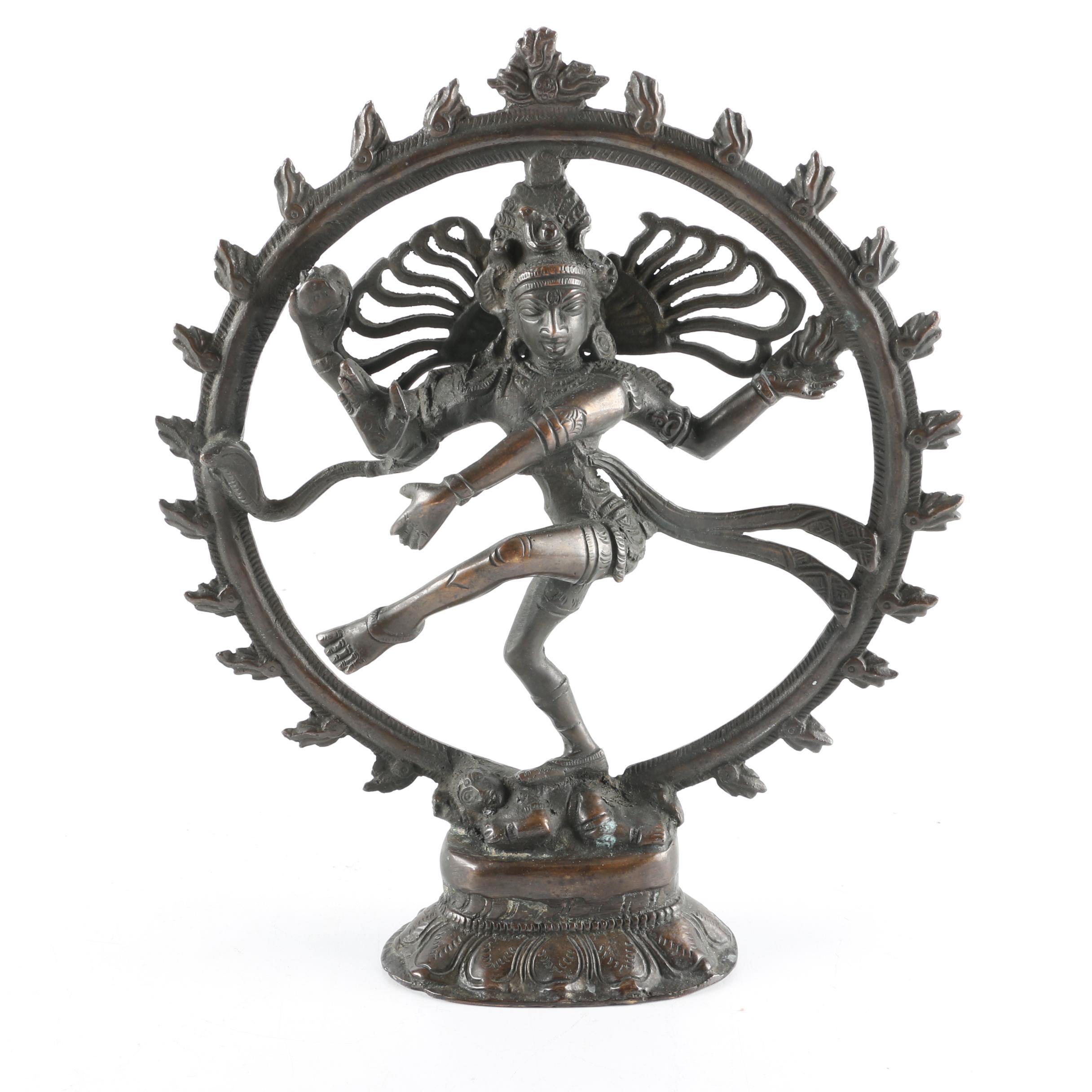 Vintage Bronze Sculpture of Shiva