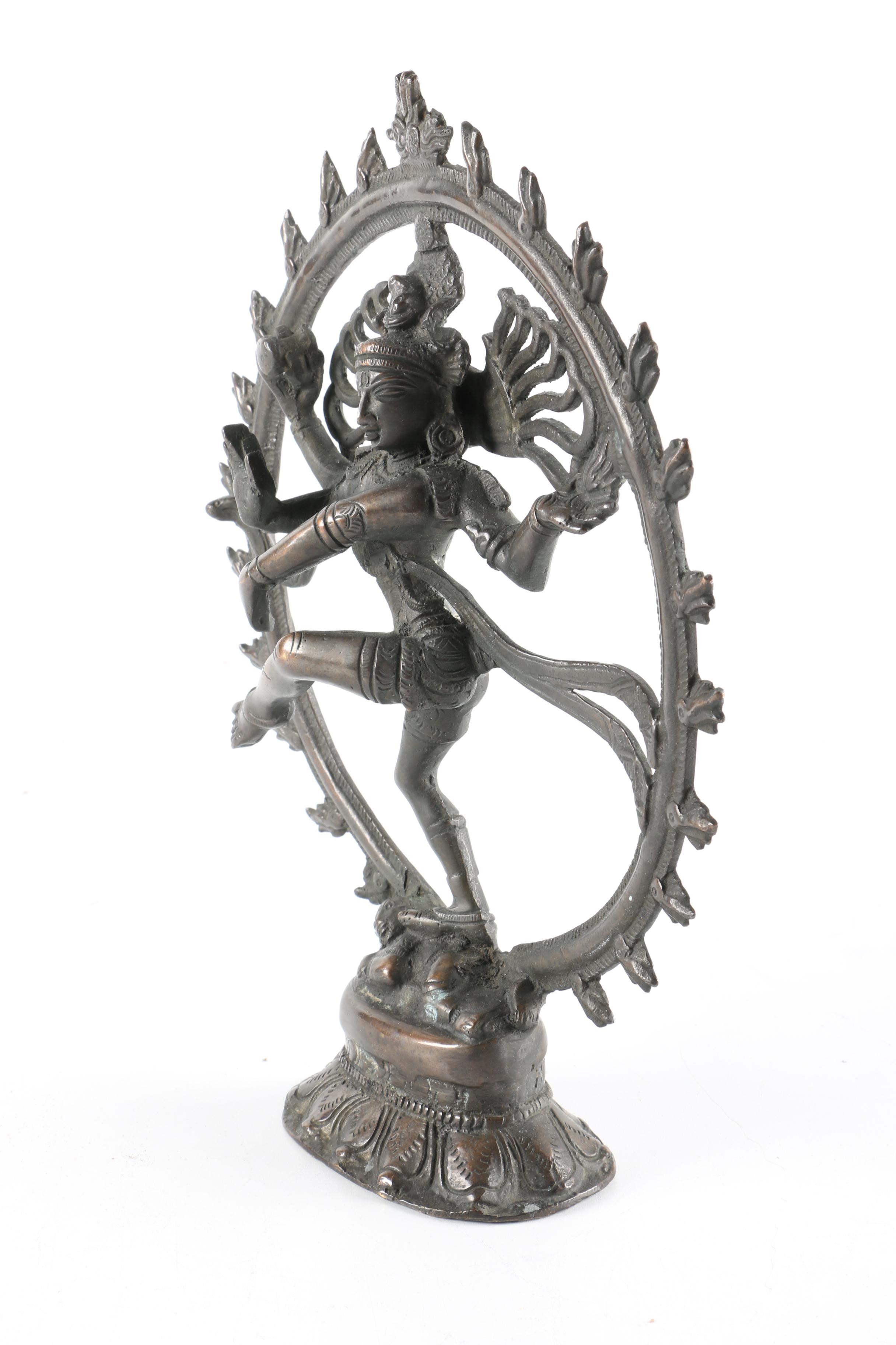 Vintage Bronze Sculpture of Shiva