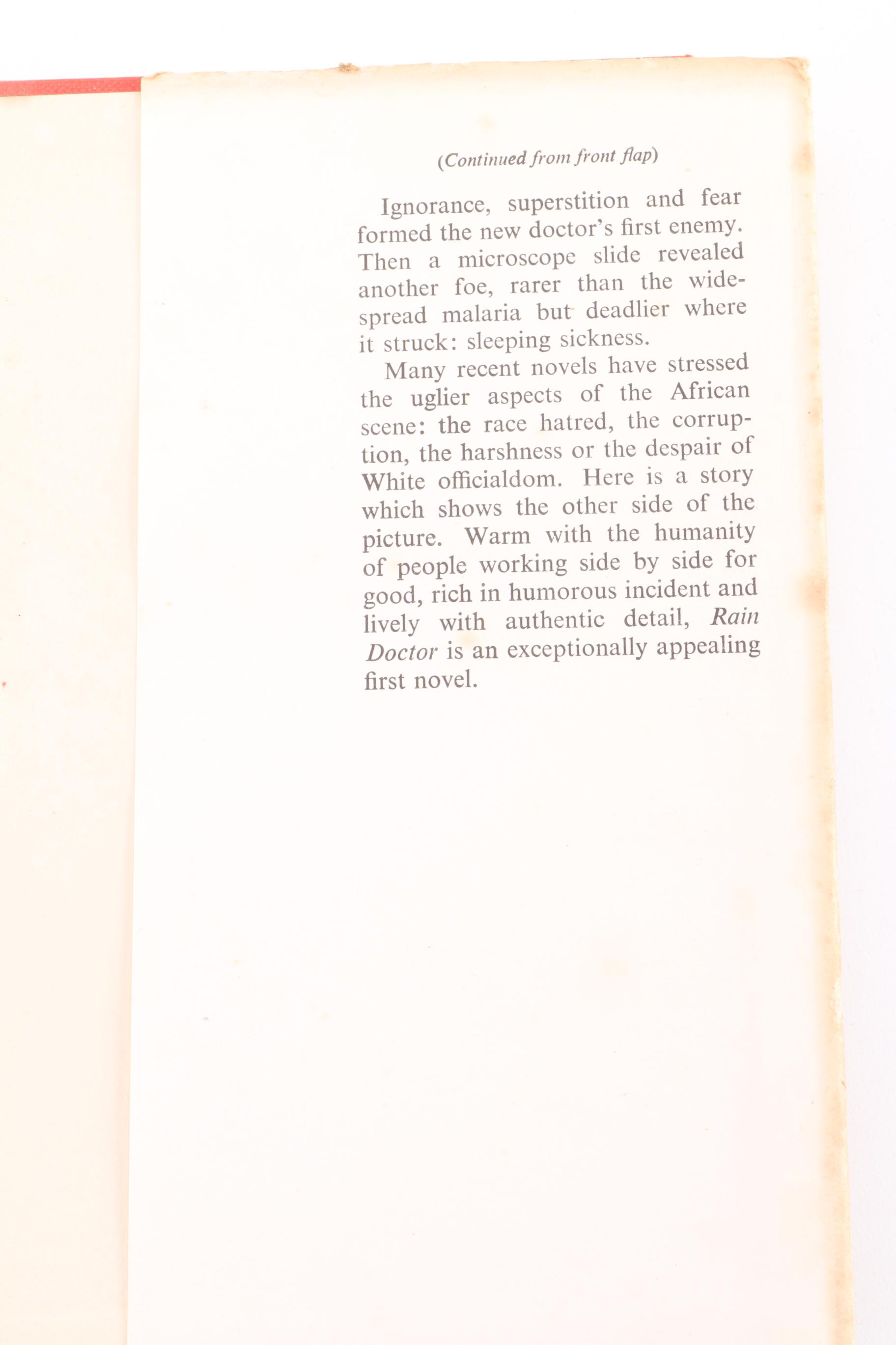 "Rain Doctor" by Peter Wingate and "Doctor Dolittle's Garden" by Hugh Lofting